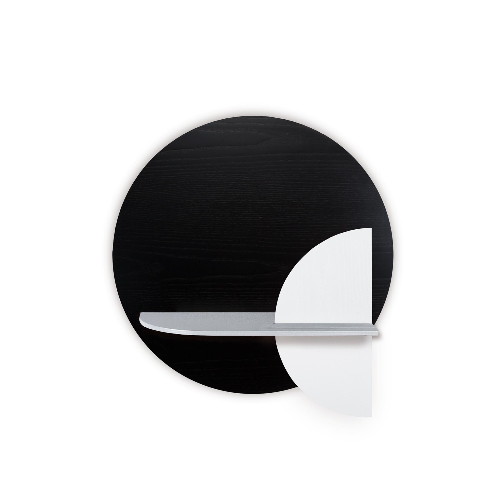 Étagère murale Alba DUO · Cercle noir