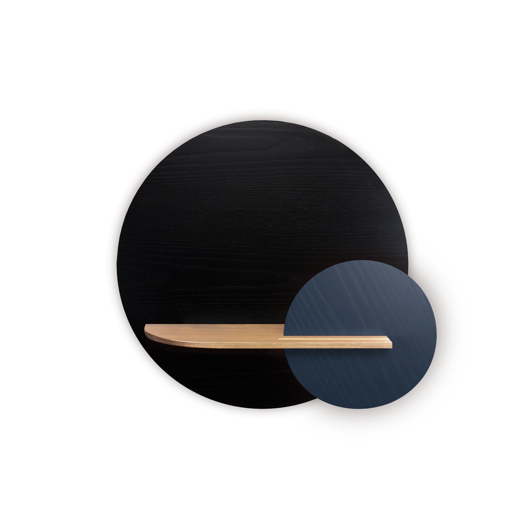 Étagère murale Alba DUO · Cercle noir