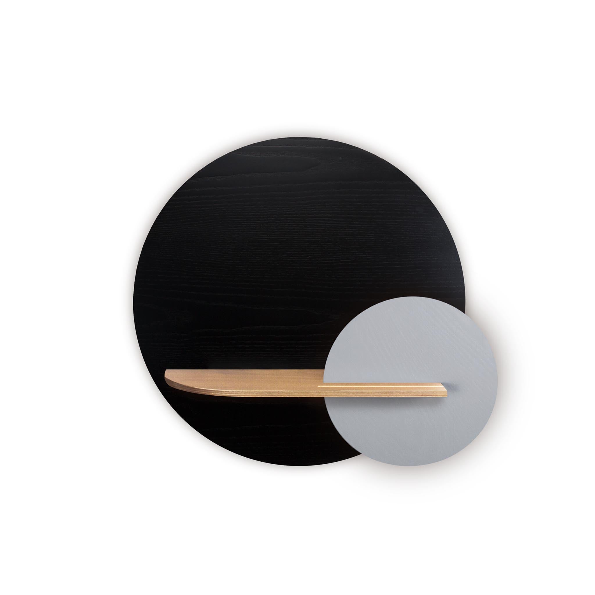 Étagère murale Alba DUO · Cercle noir