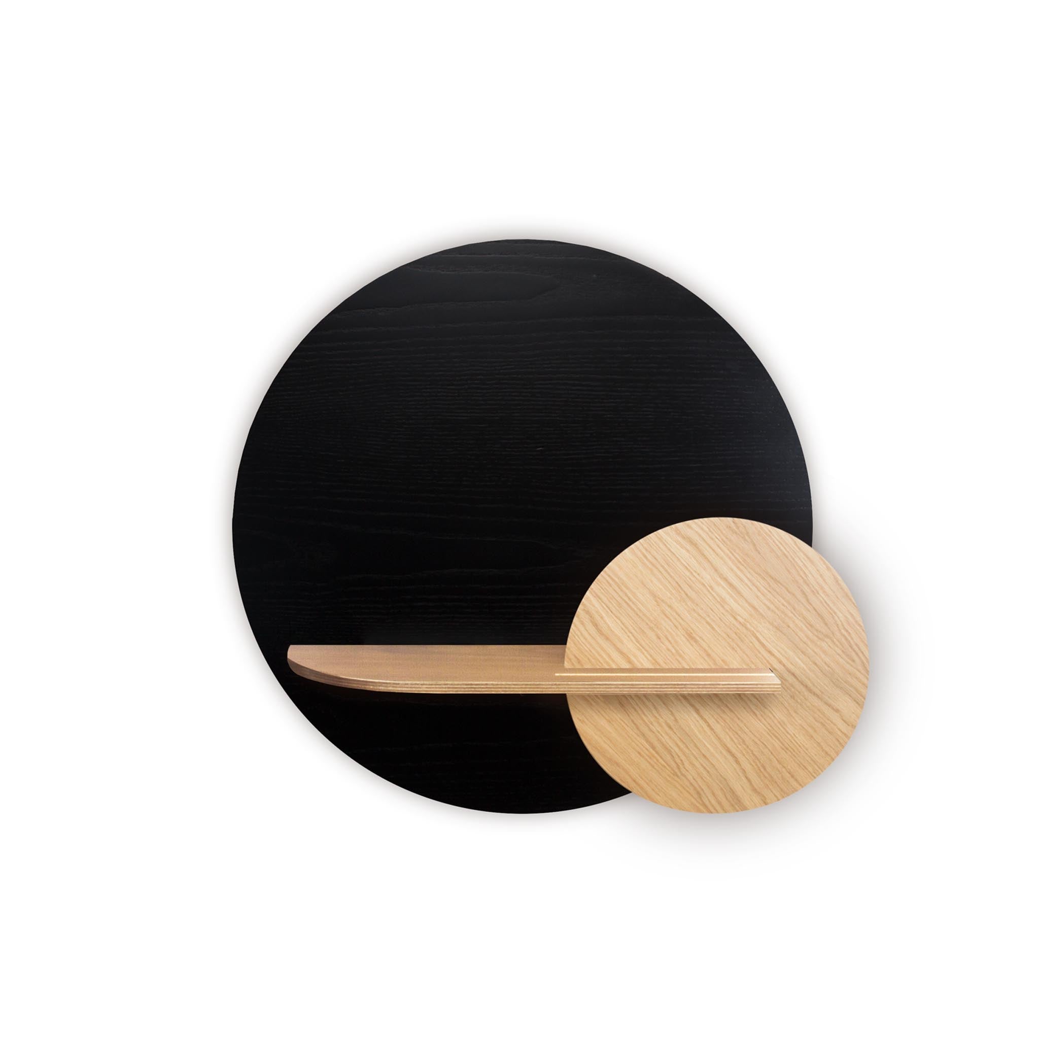 Étagère murale Alba DUO · Cercle noir