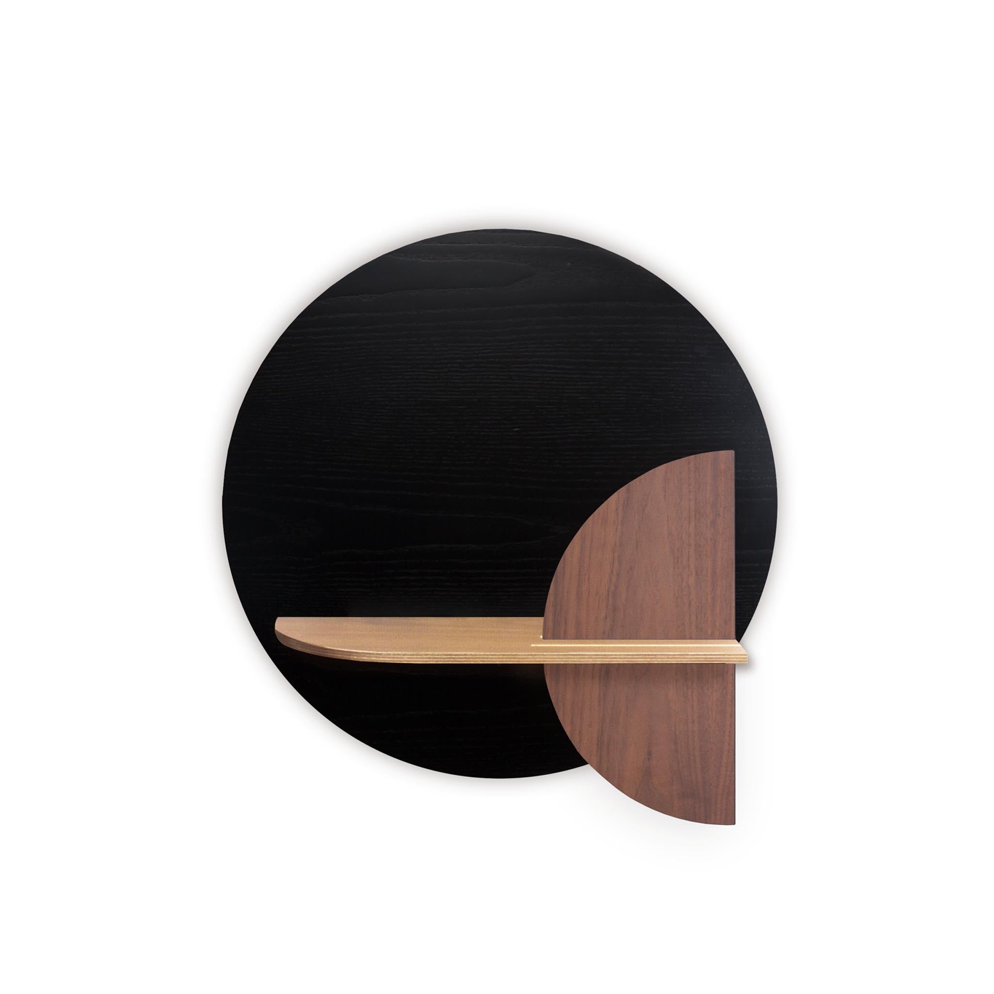 Étagère murale Alba DUO · Cercle noir