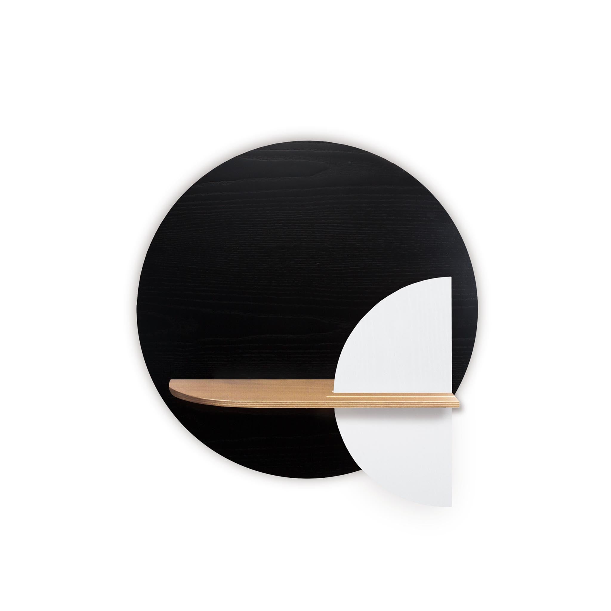Étagère murale Alba DUO · Cercle noir
