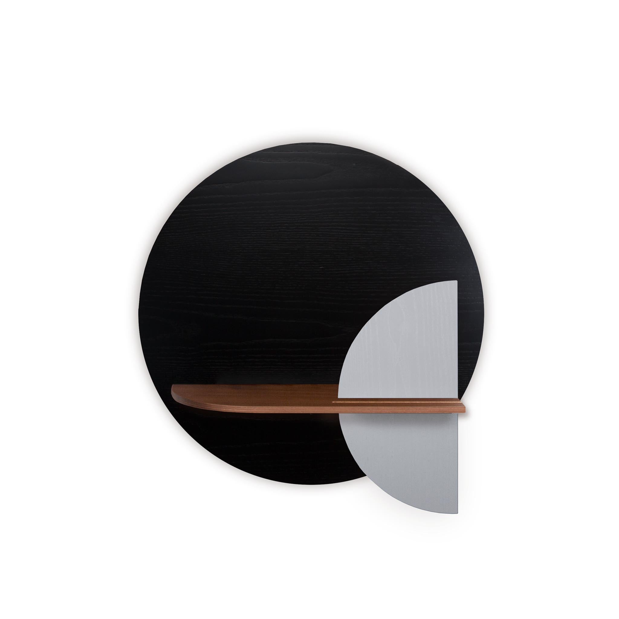 Étagère murale Alba DUO · Cercle noir