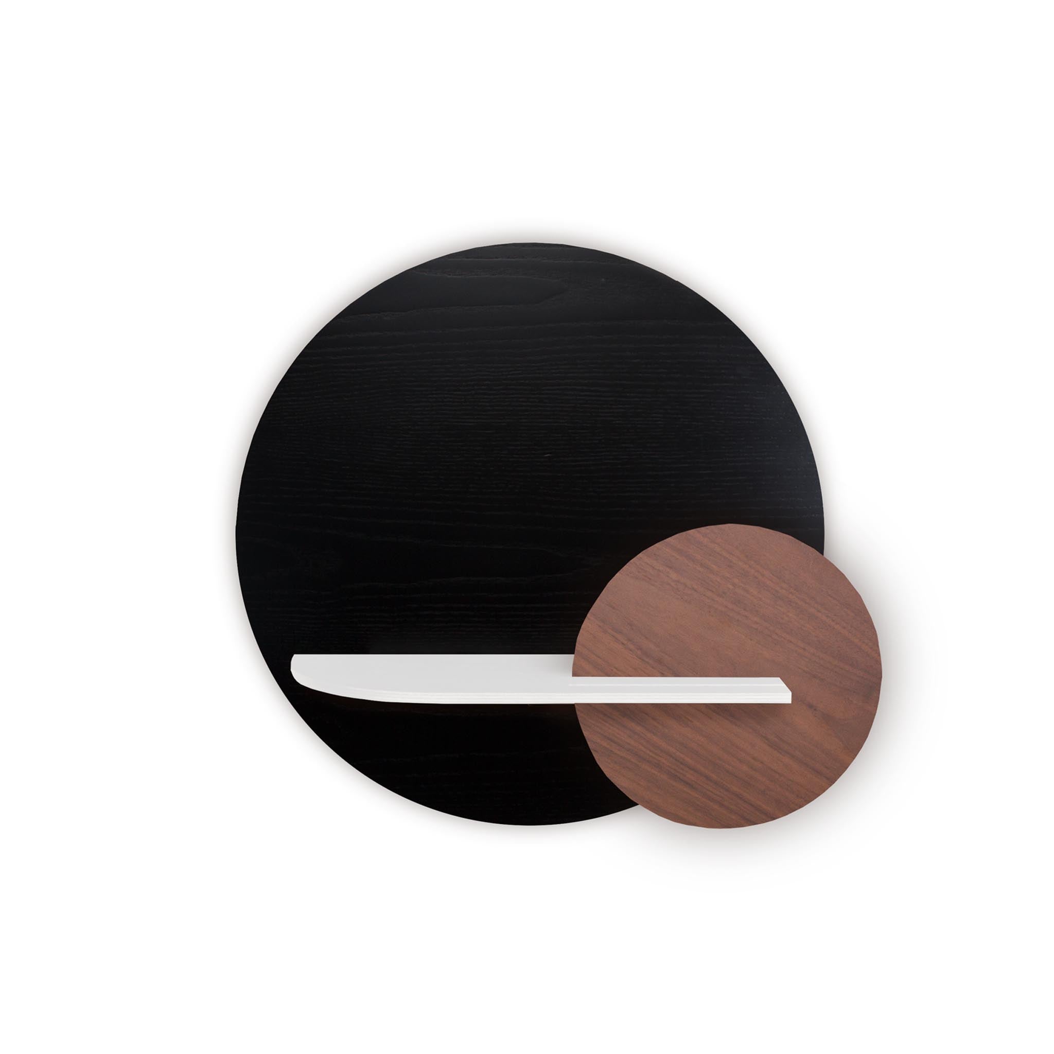 Étagère murale Alba DUO · Cercle noir