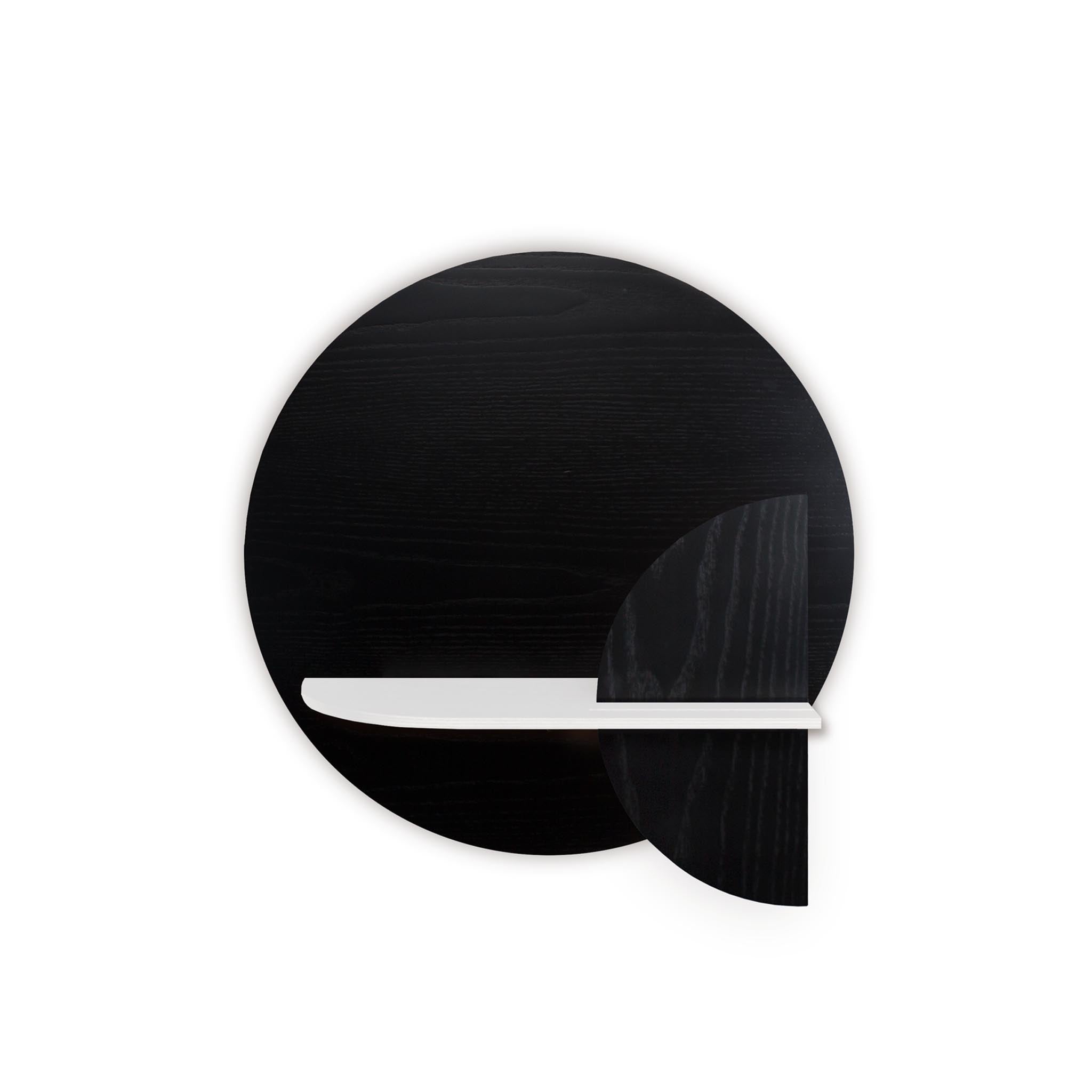 Étagère murale Alba DUO · Cercle noir