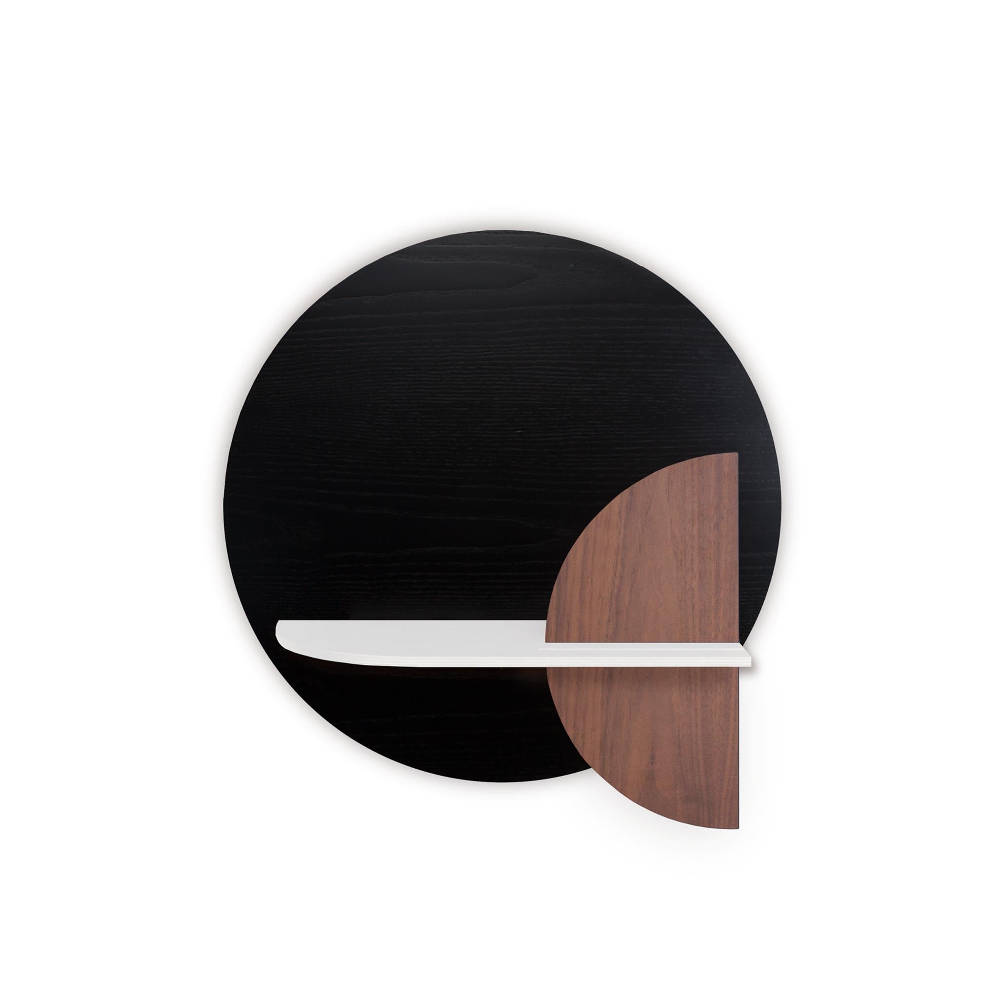 Étagère murale Alba DUO · Cercle noir