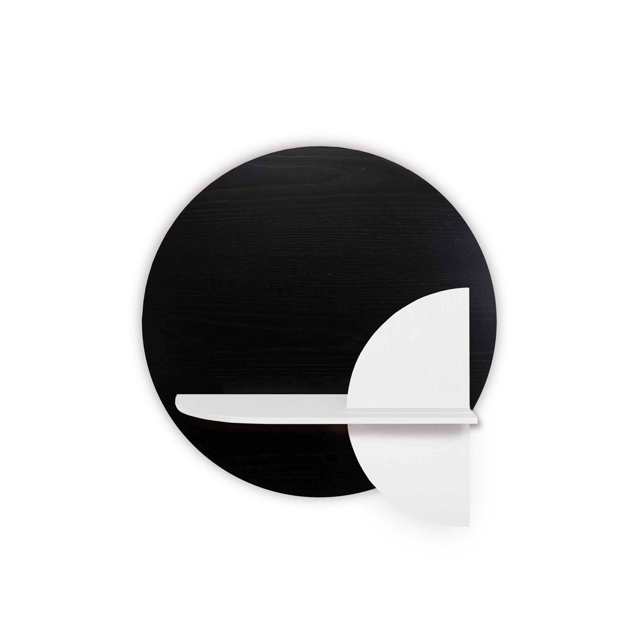 Étagère murale Alba DUO · Cercle noir