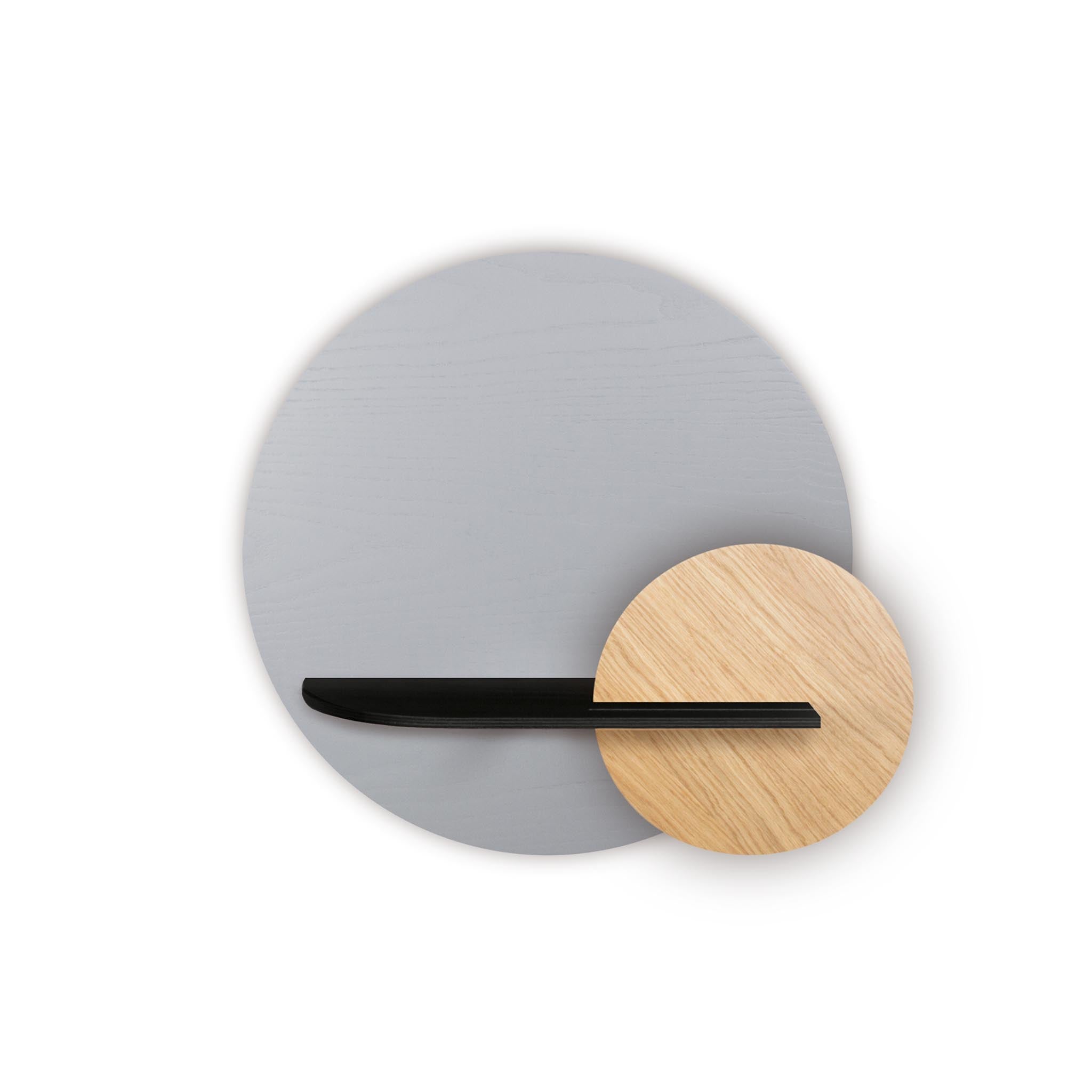 Alba Wall Shelf · Grey circle