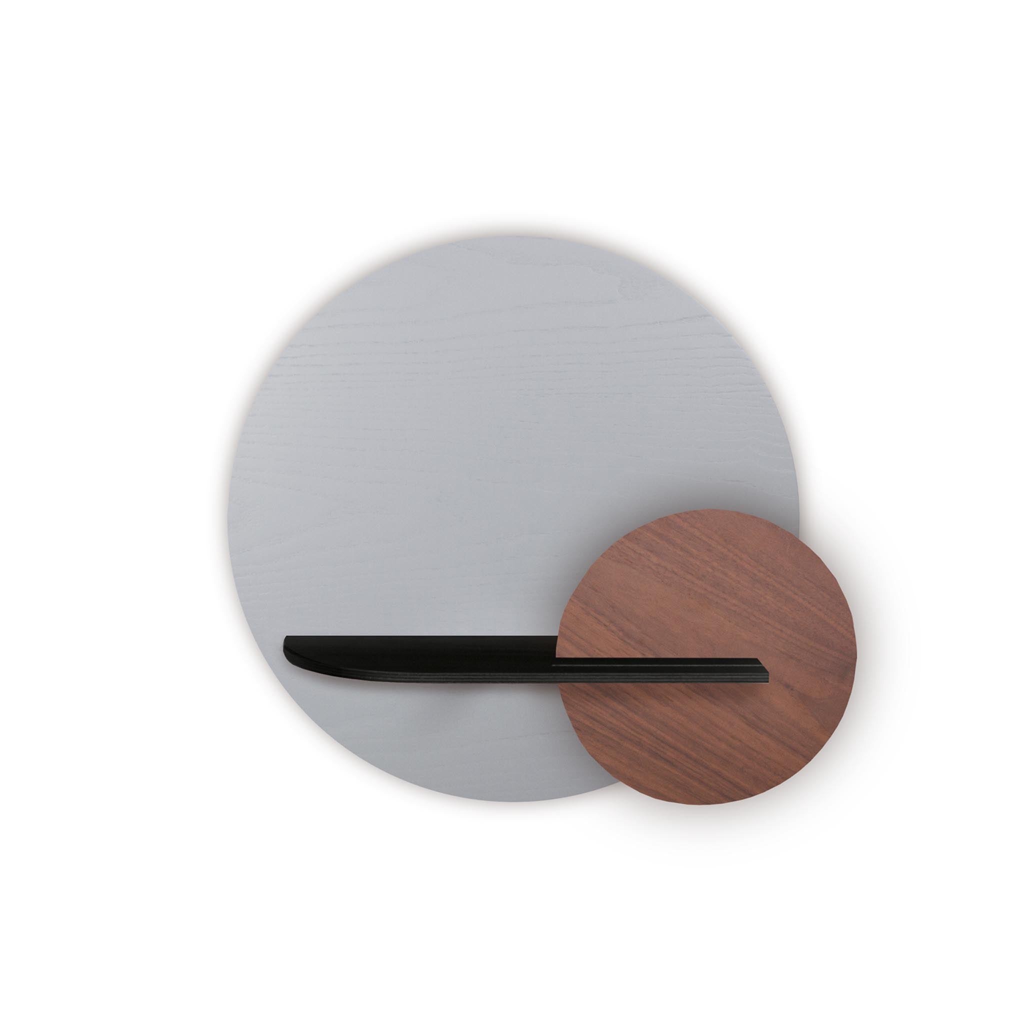 Alba Wall Shelf · Grey circle