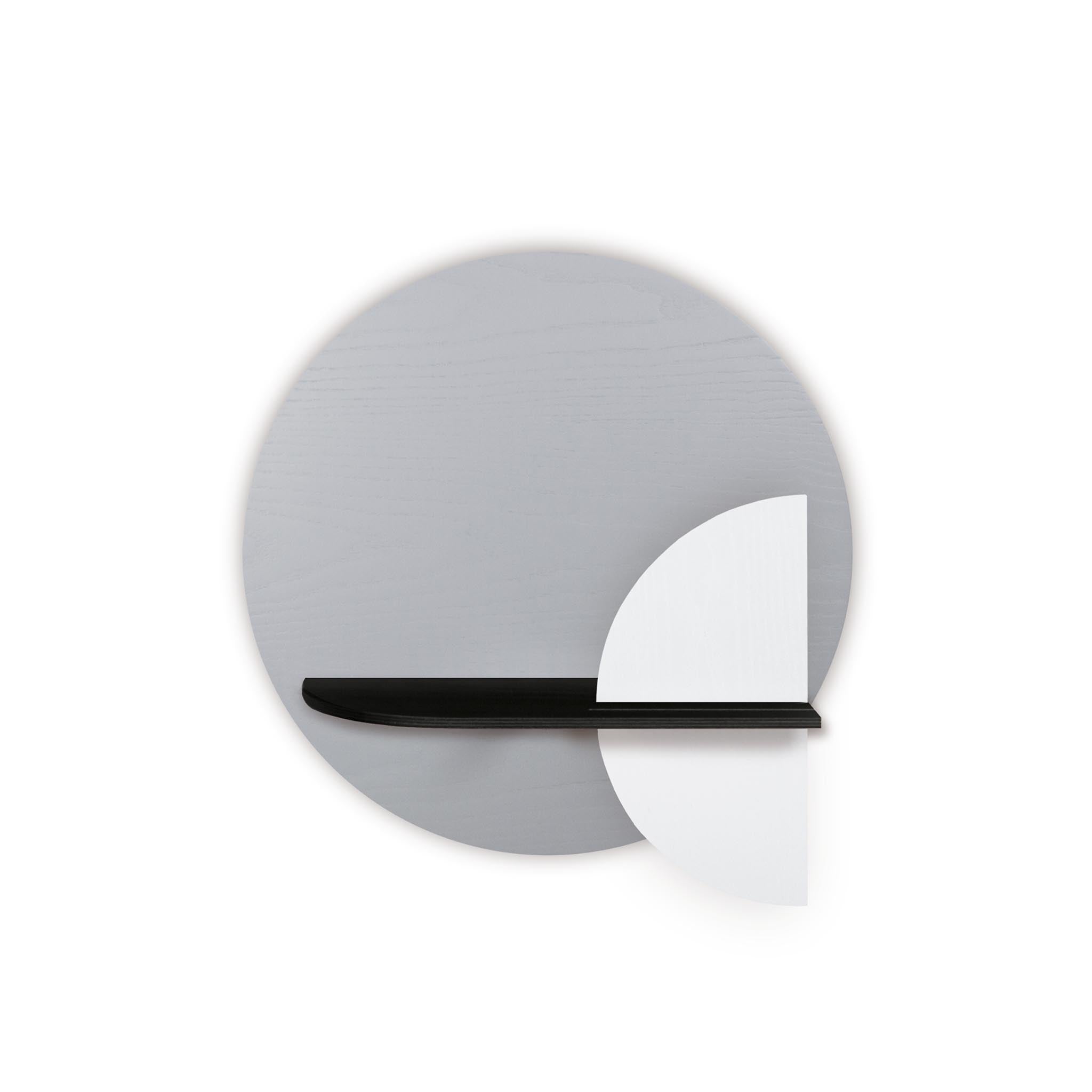 Alba Wall Shelf · Grey circle