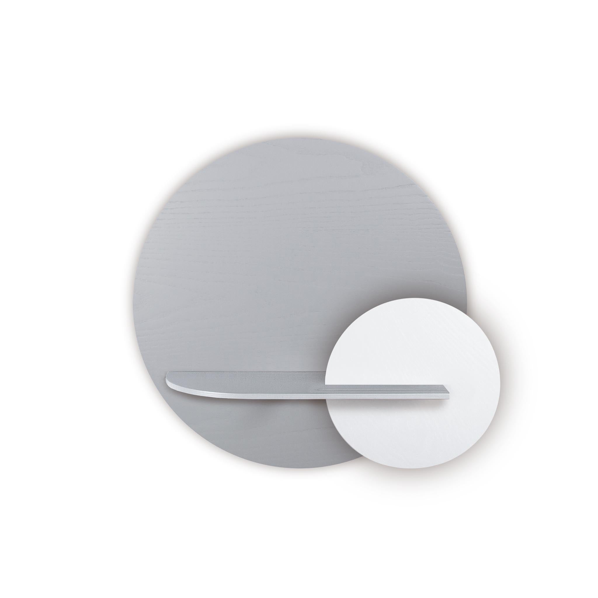 Alba Wall Shelf · Grey circle