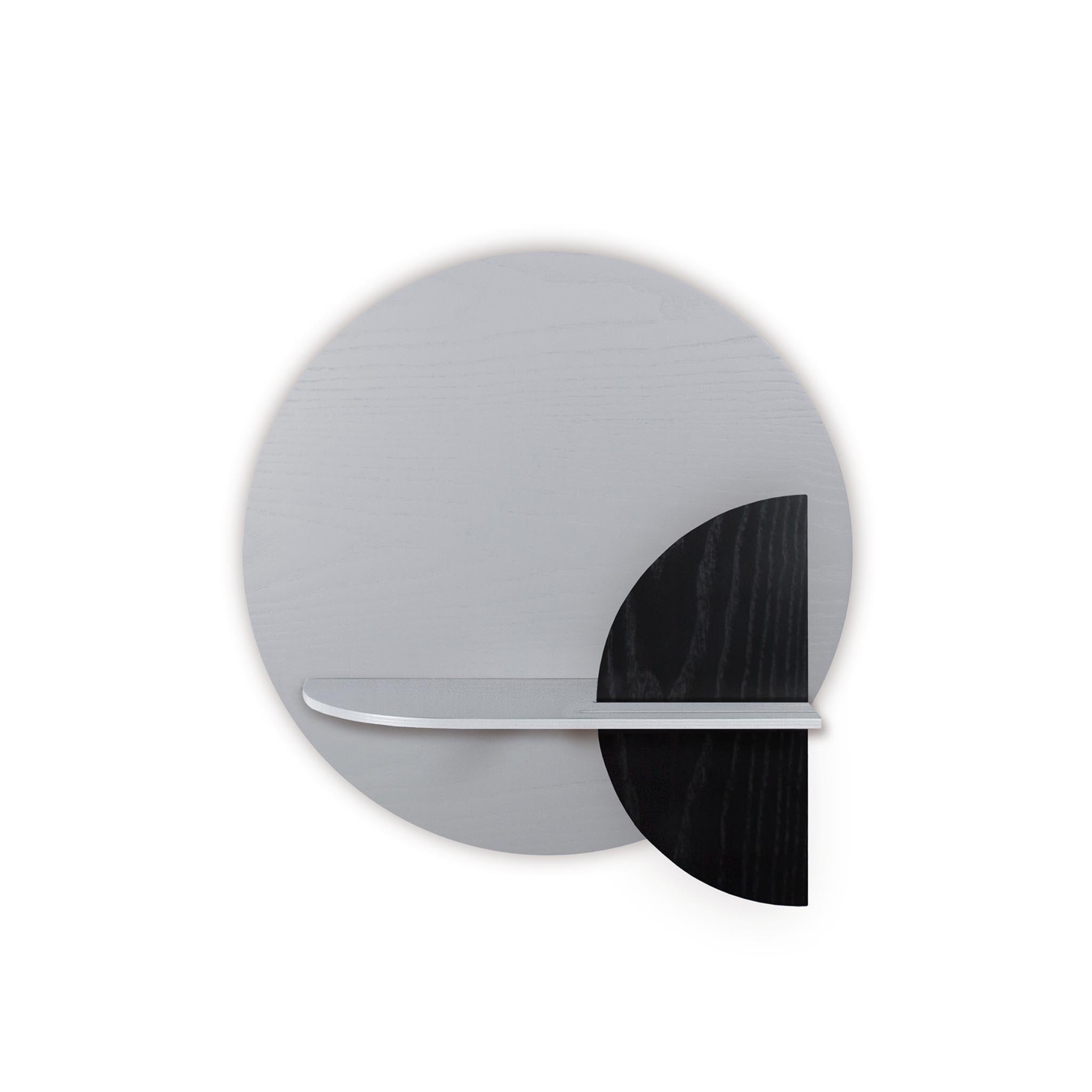 Alba Wall Shelf · Grey circle