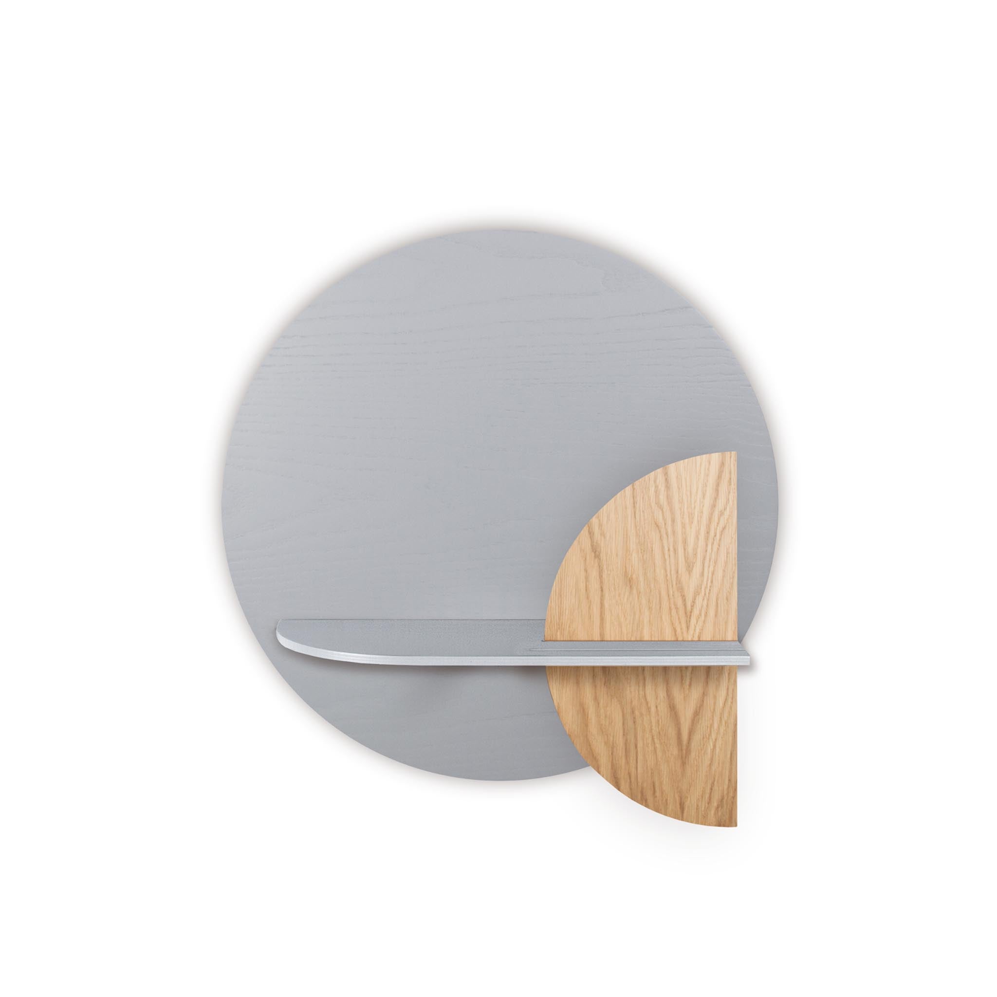 Étagère murale Alba DUO · Cercle gris