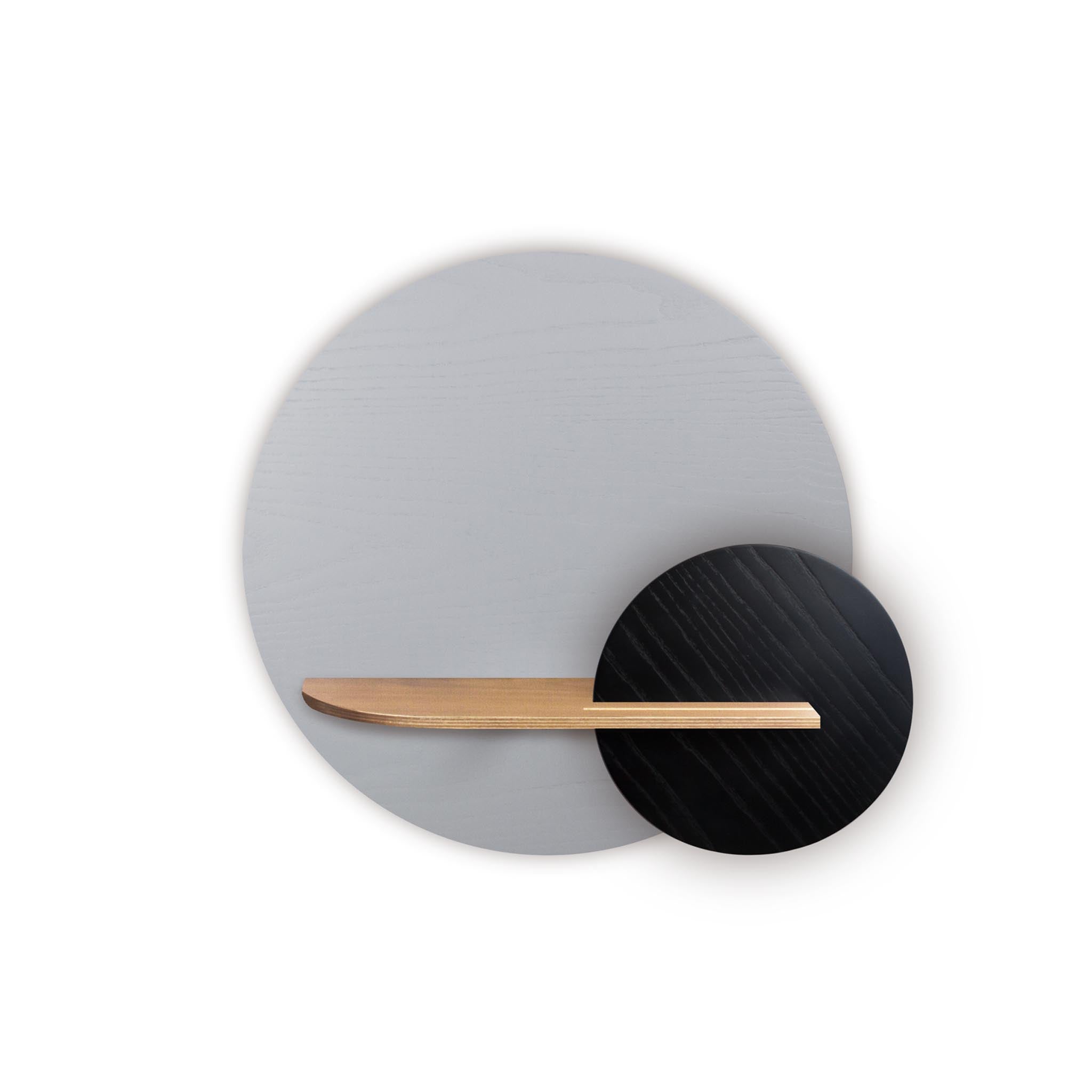 Alba Wall Shelf · Grey circle
