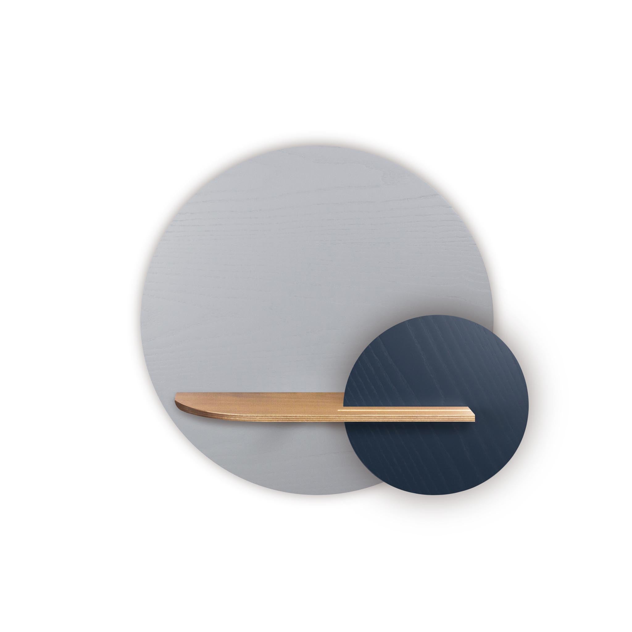 Alba Wall Shelf · Grey circle