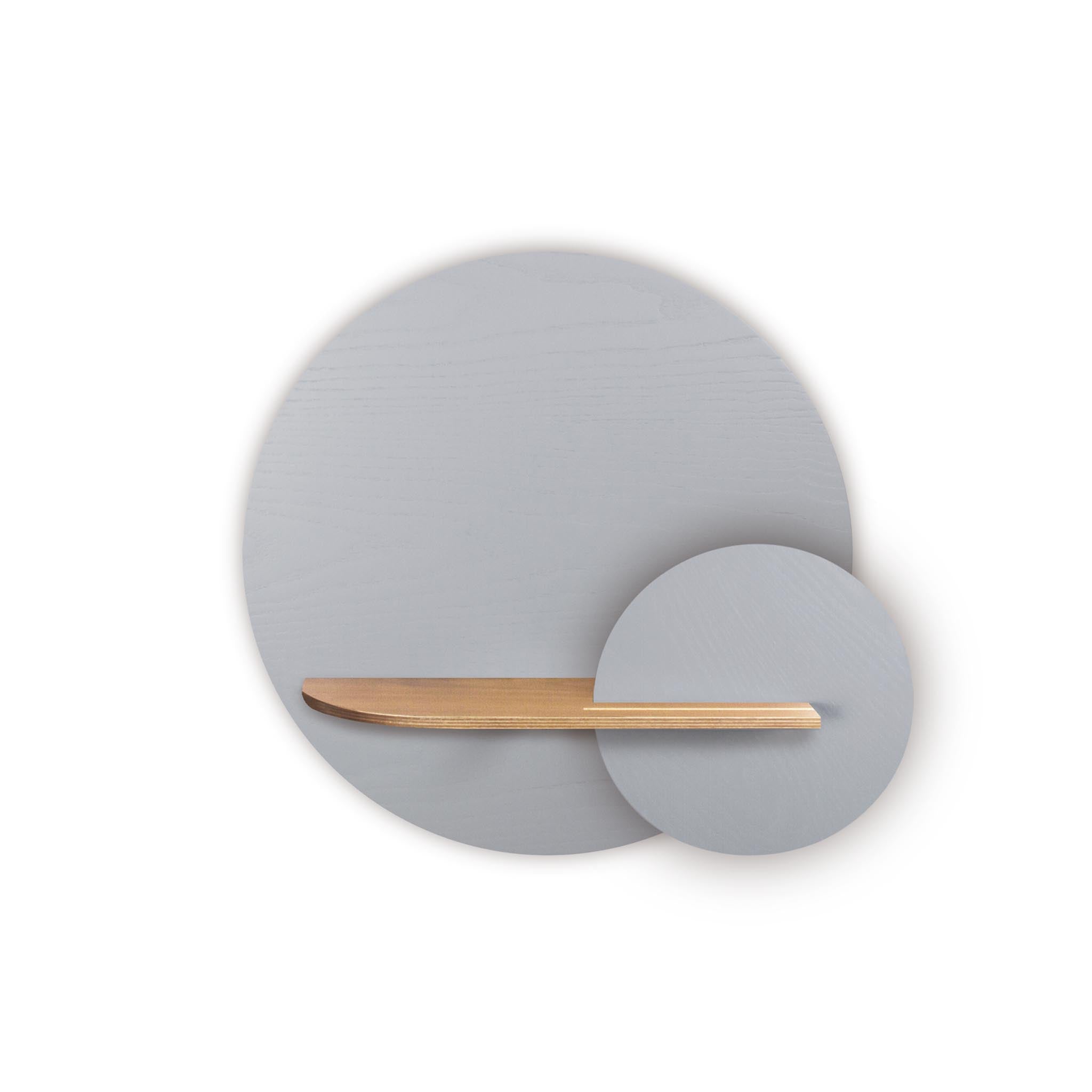 Alba Wall Shelf · Grey circle