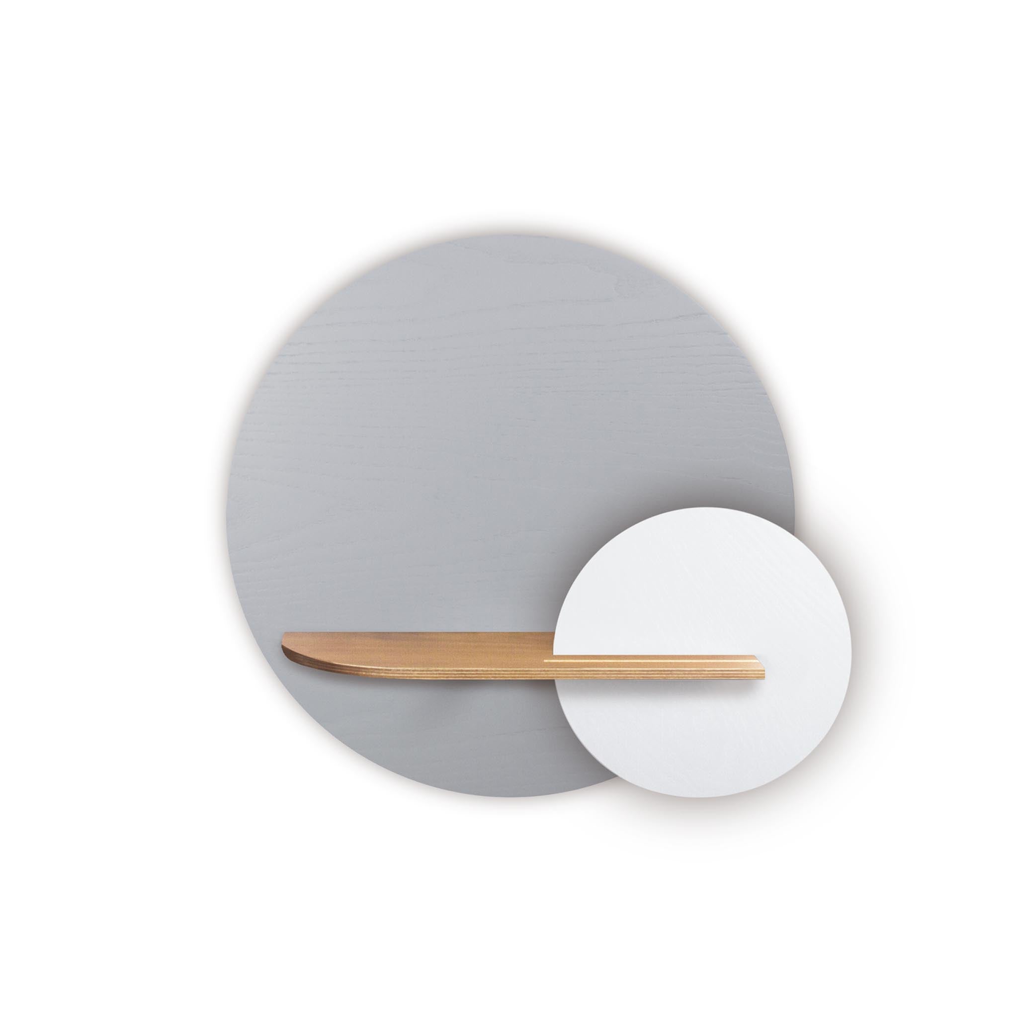 Alba Wall Shelf · Grey circle