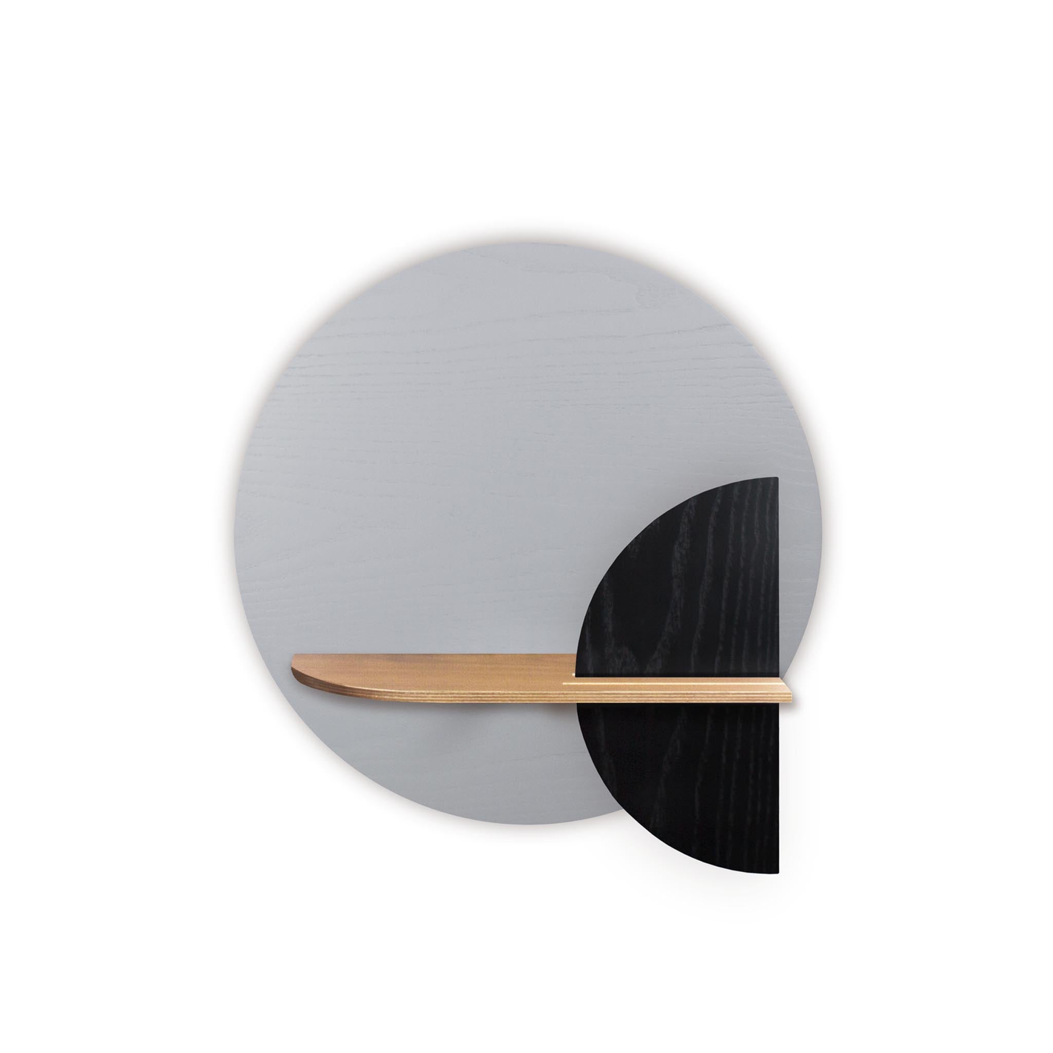 Alba Wall Shelf · Grey circle