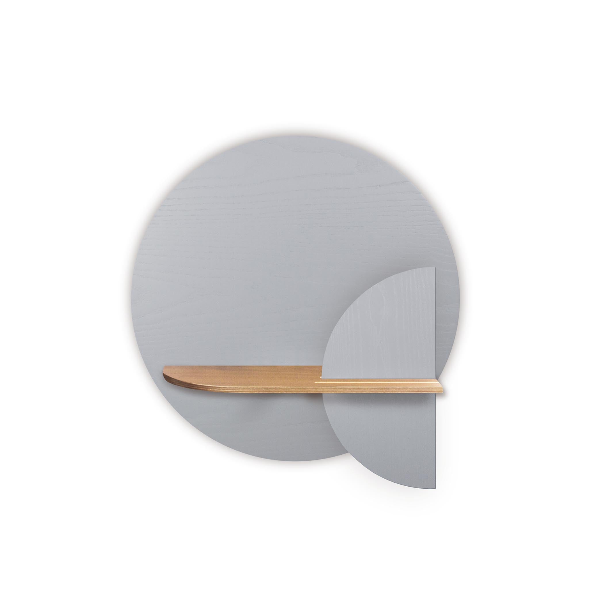 Alba Wall Shelf · Grey circle