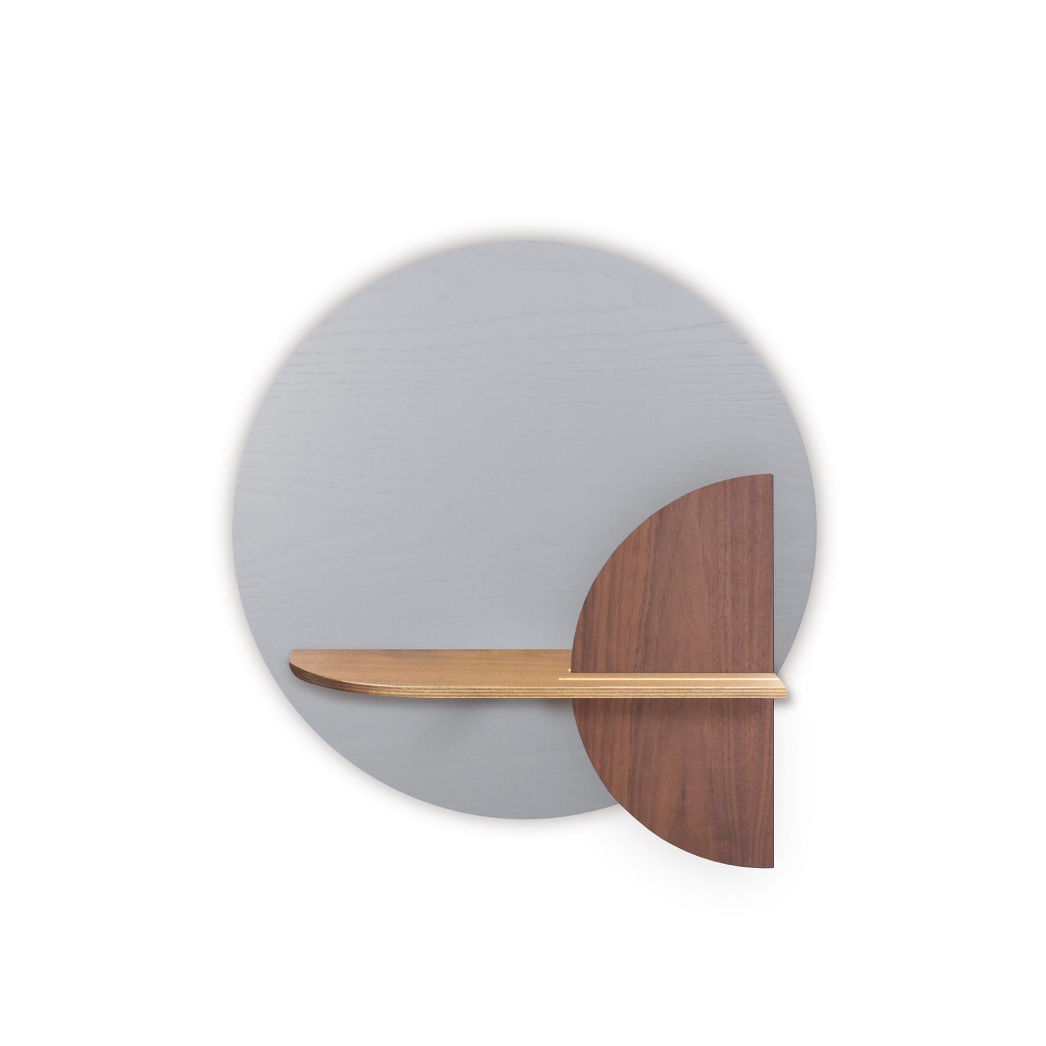 Alba Wall Shelf · Grey circle