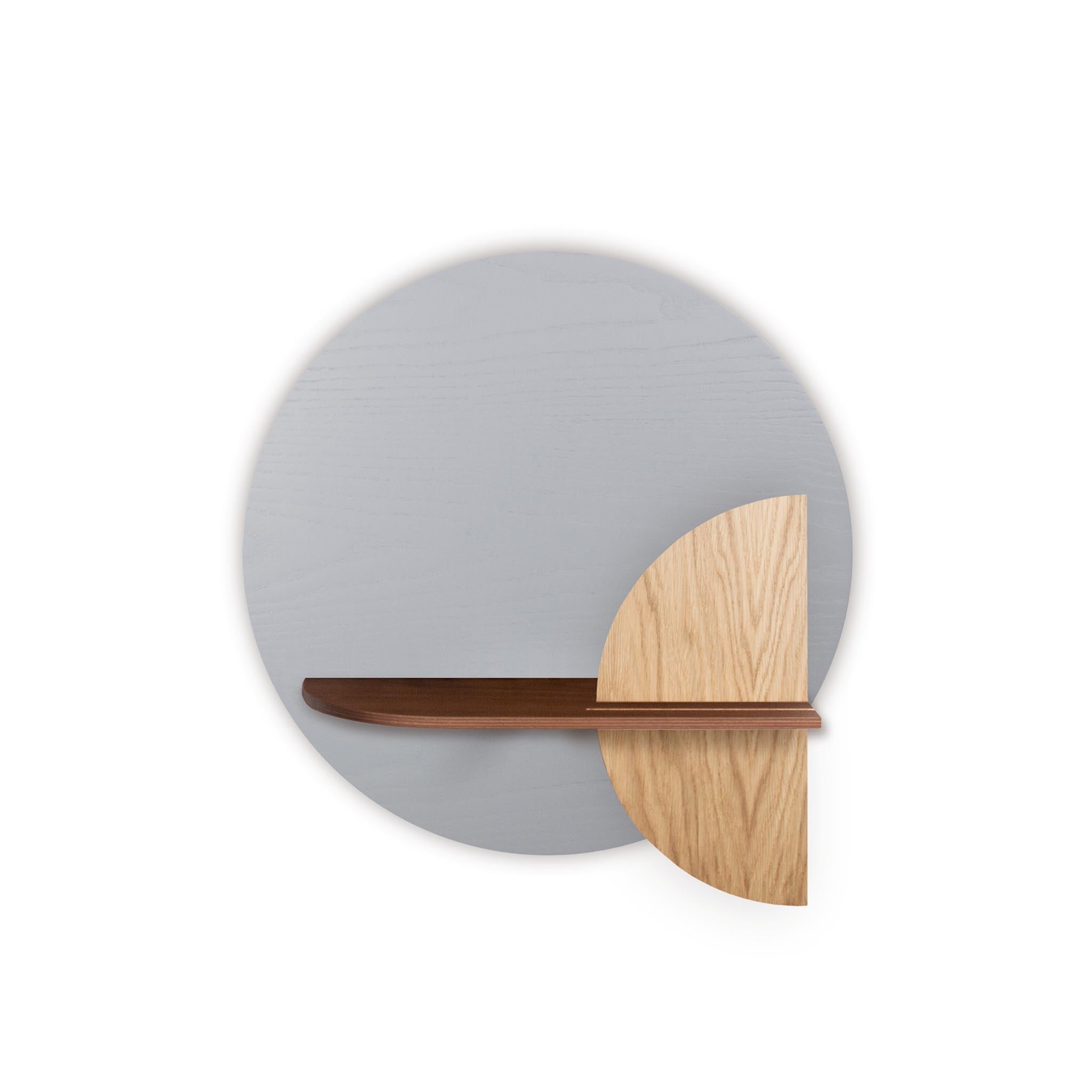 Alba Wall Shelf · Grey circle