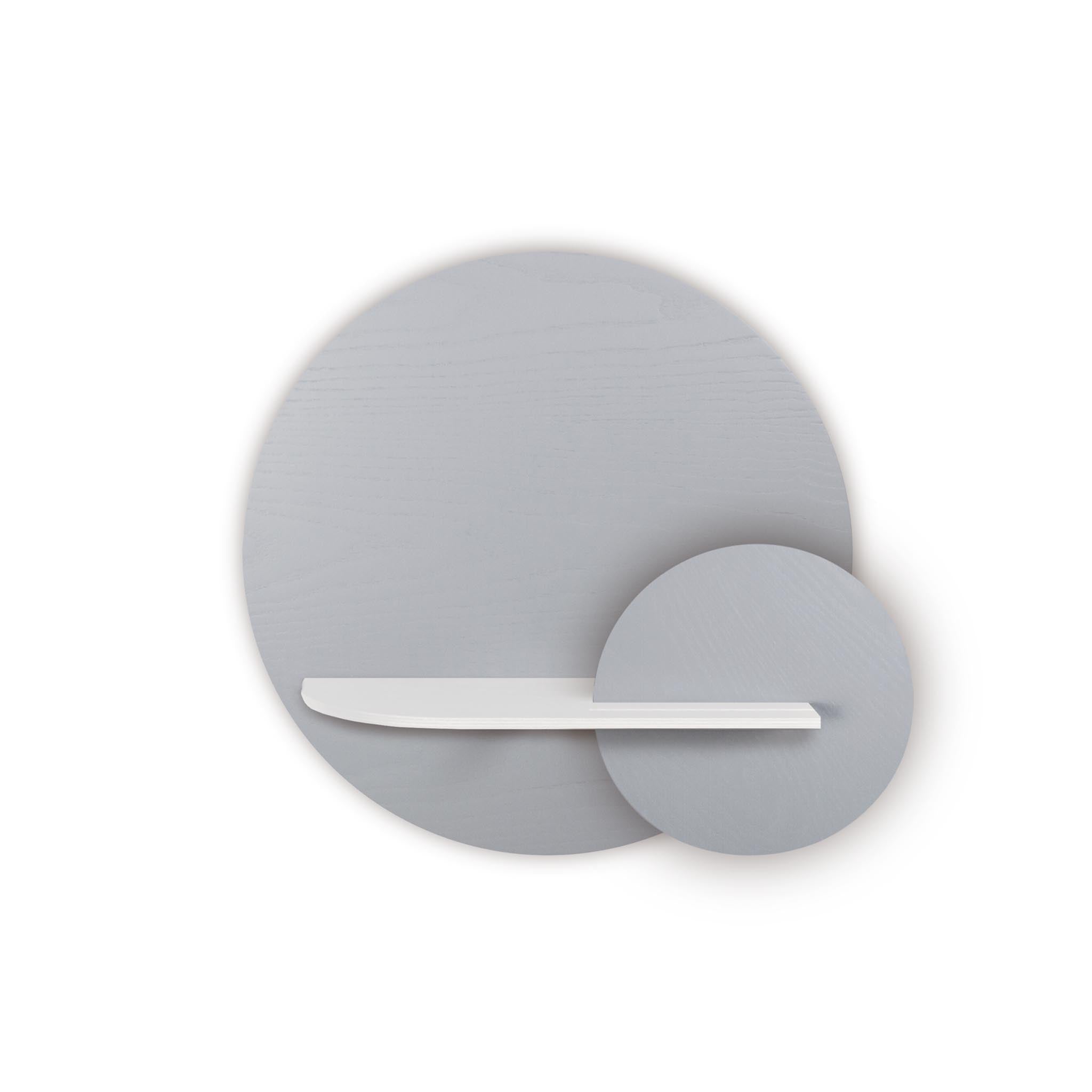 Alba Wall Shelf · Grey circle