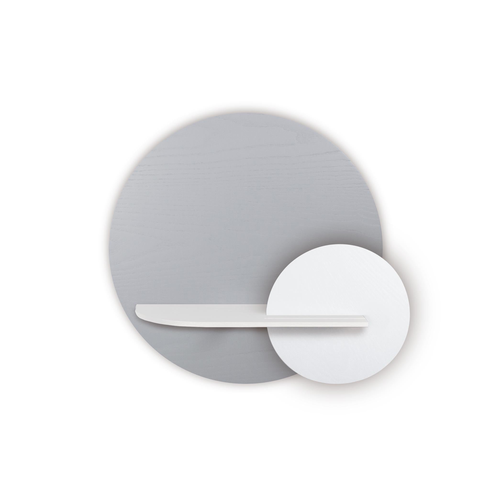 Étagère murale Alba DUO · Cercle gris