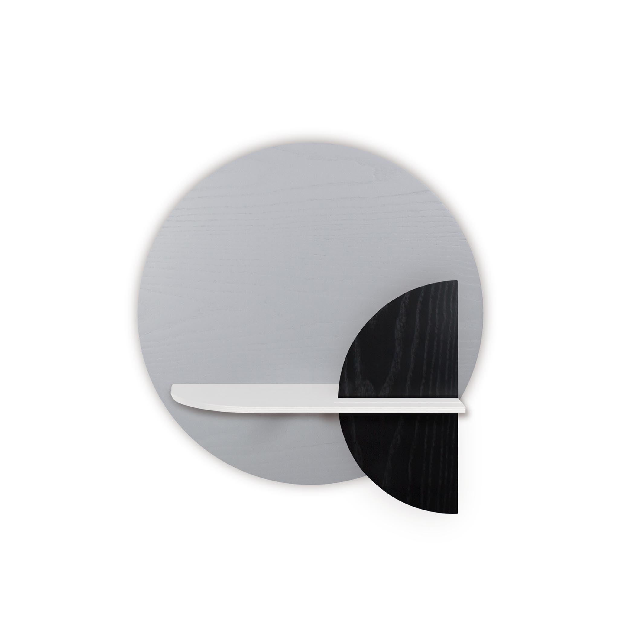 Étagère murale Alba DUO · Cercle gris