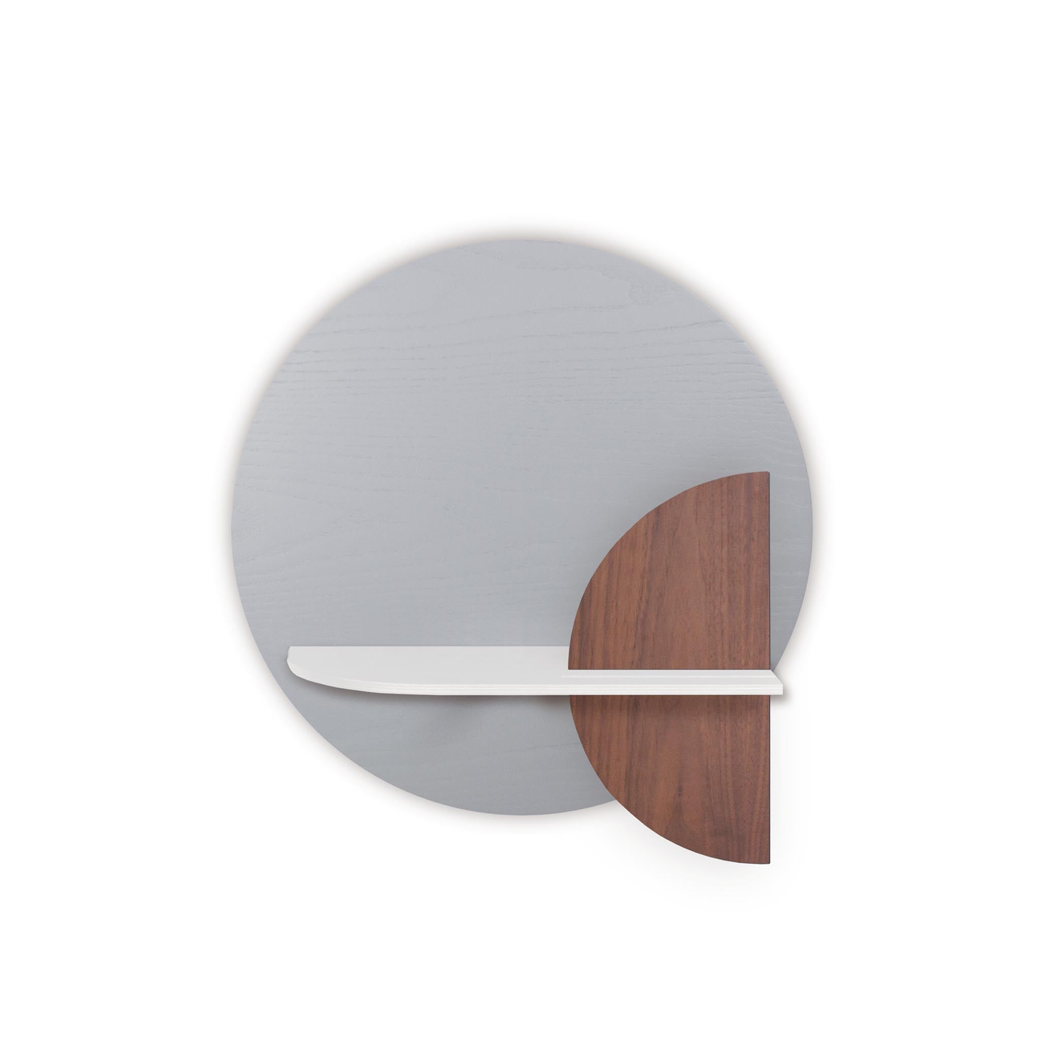 Étagère murale Alba DUO · Cercle gris