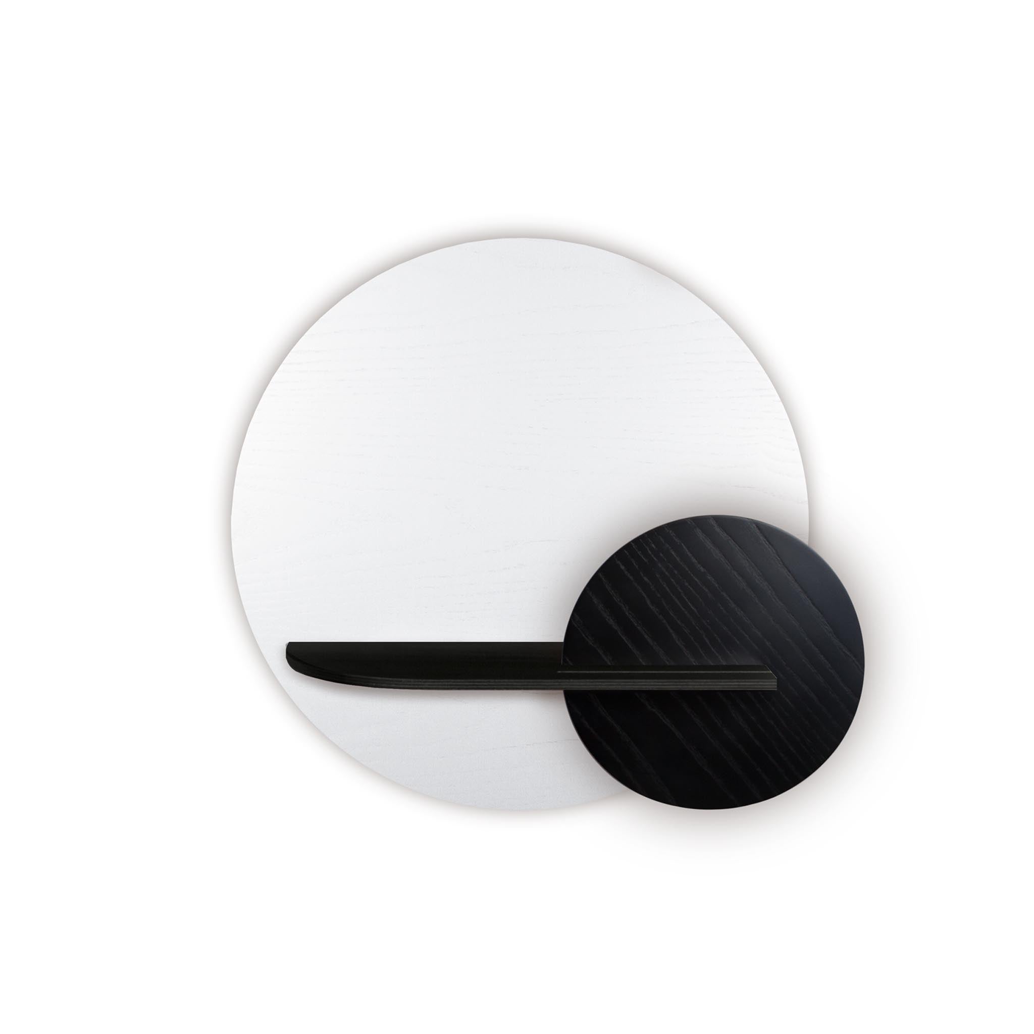 Étagère murale Alba DUO · Cercle blanc