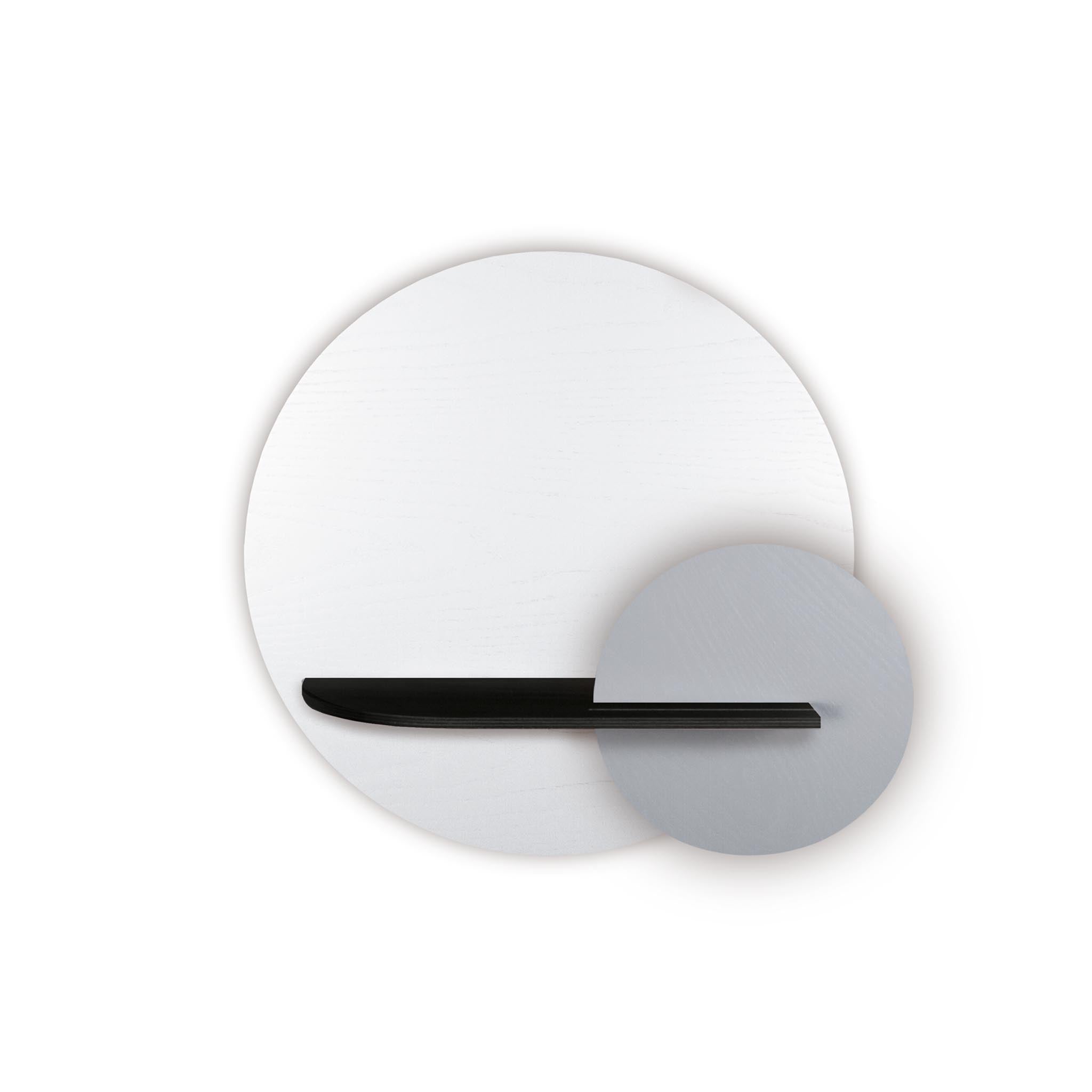 Étagère murale Alba DUO · Cercle blanc