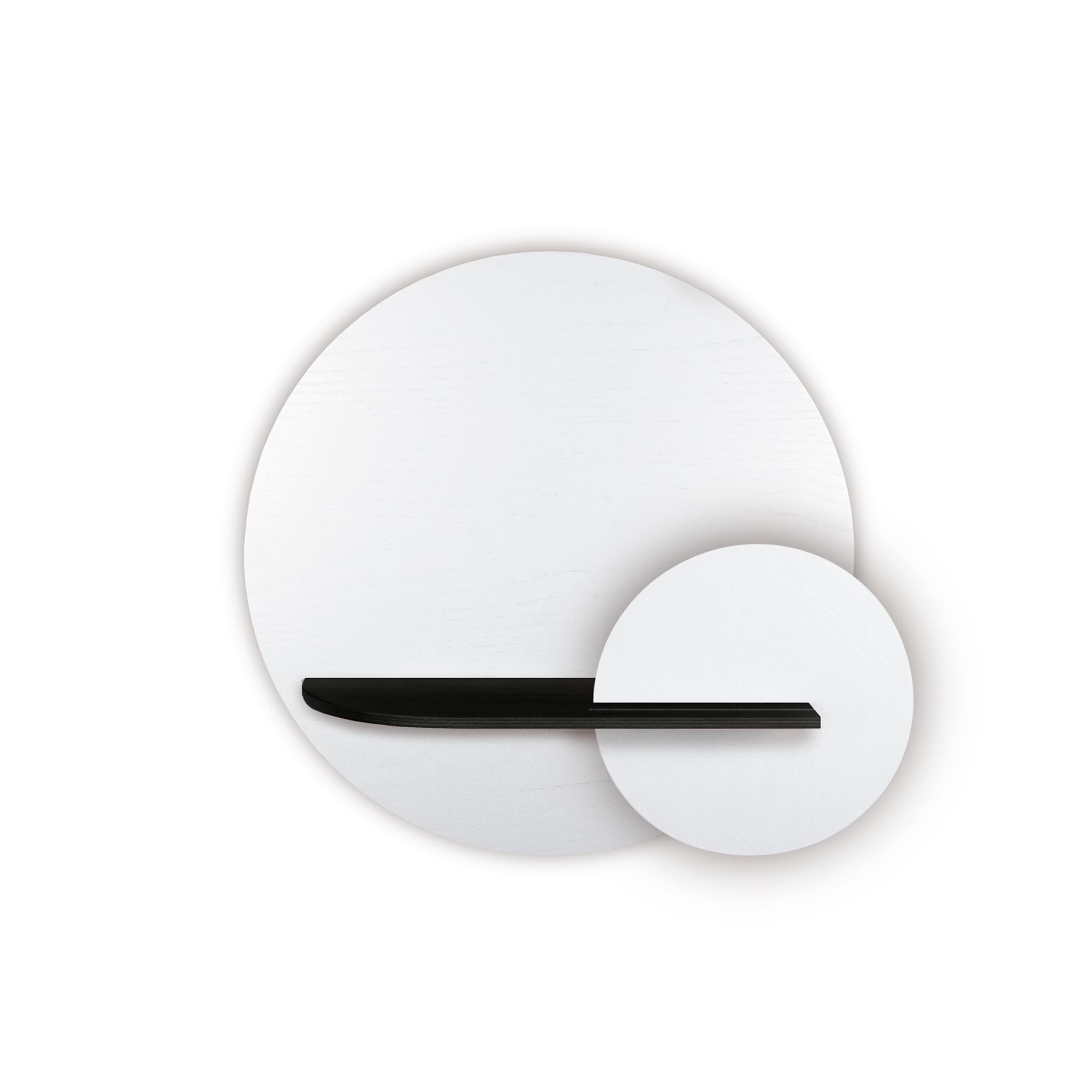 Étagère murale Alba DUO · Cercle blanc