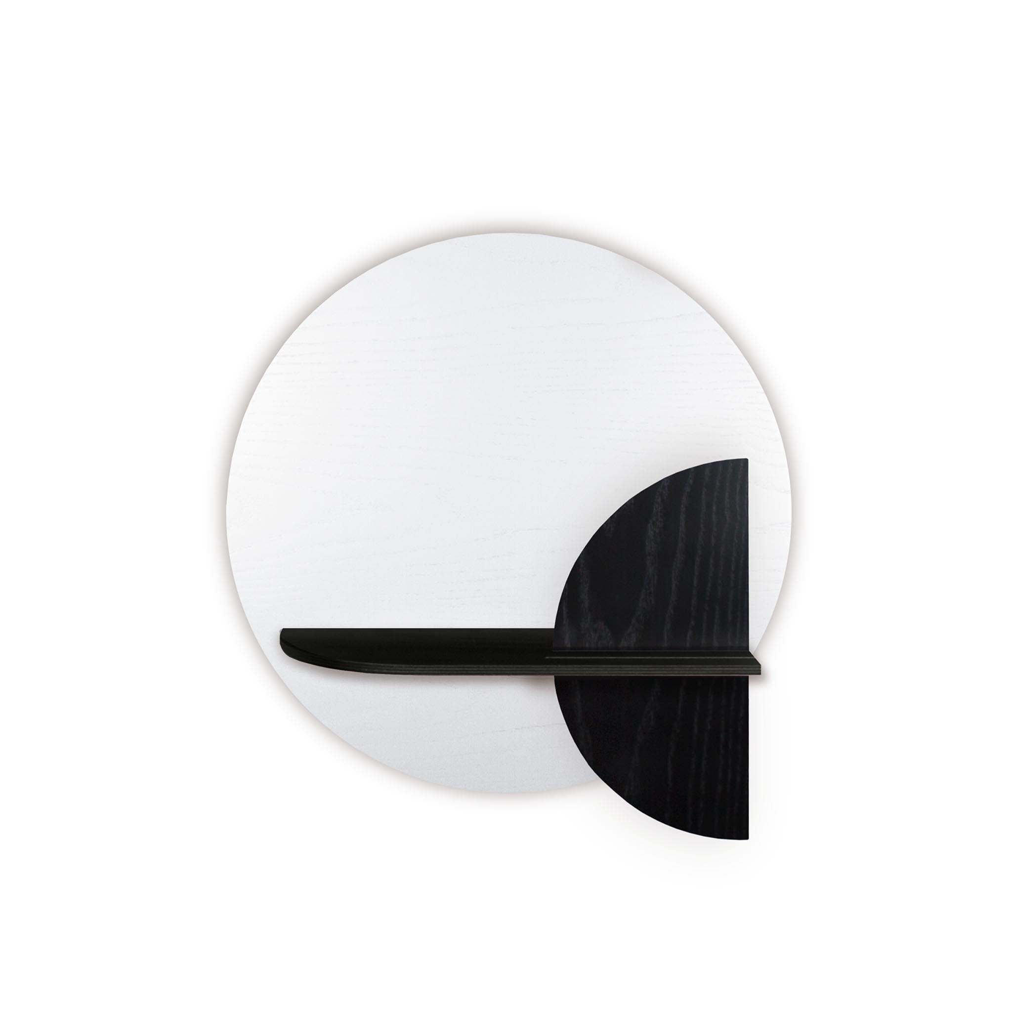 Étagère murale Alba DUO · Cercle blanc