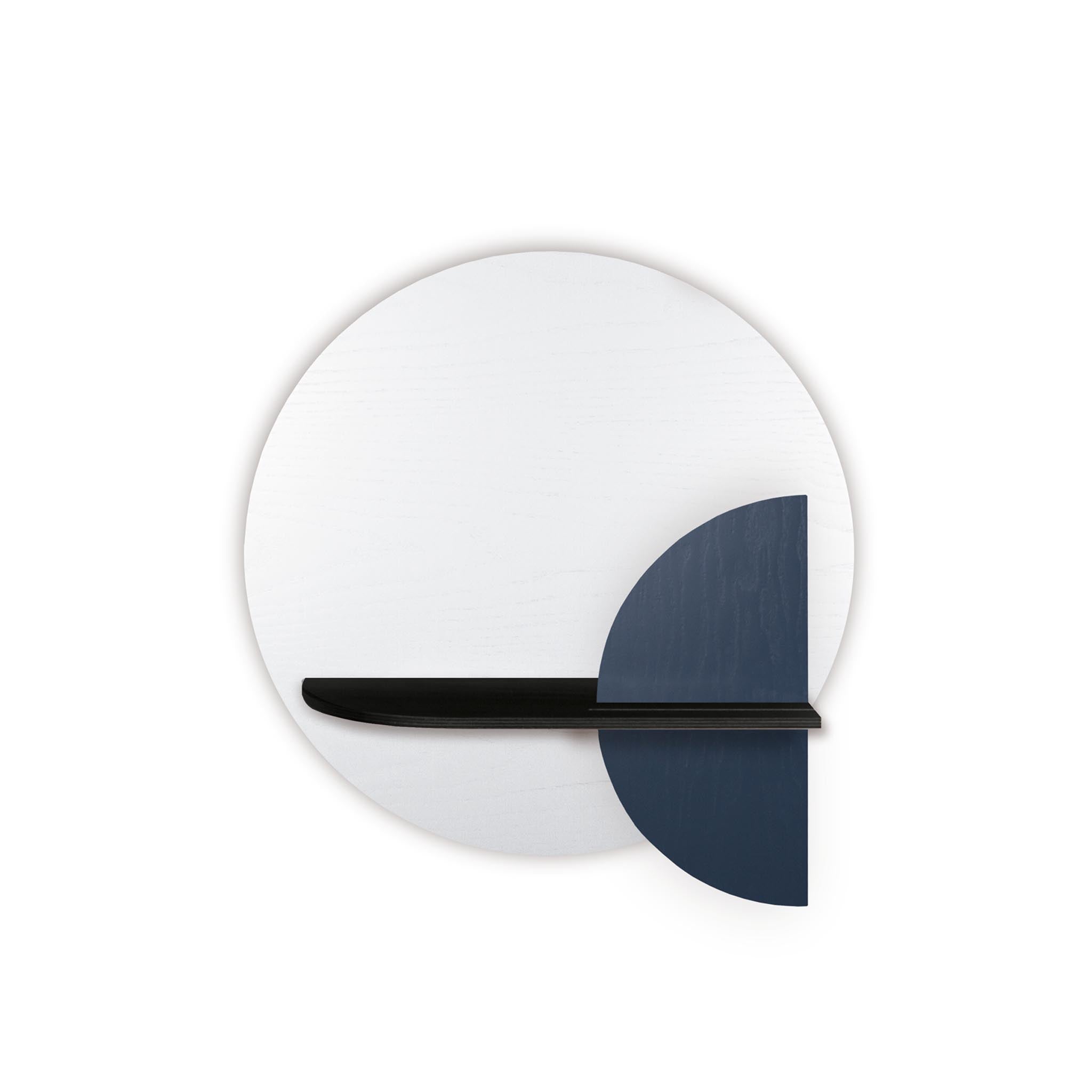 Étagère murale Alba DUO · Cercle blanc