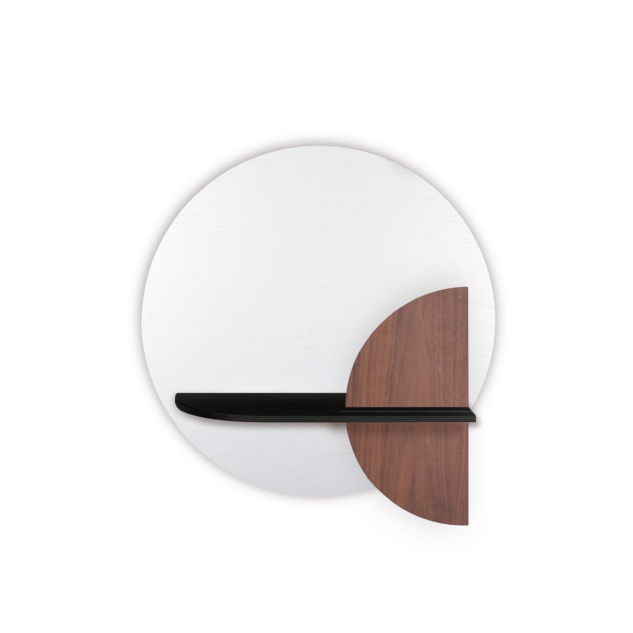 Étagère murale Alba DUO · Cercle blanc