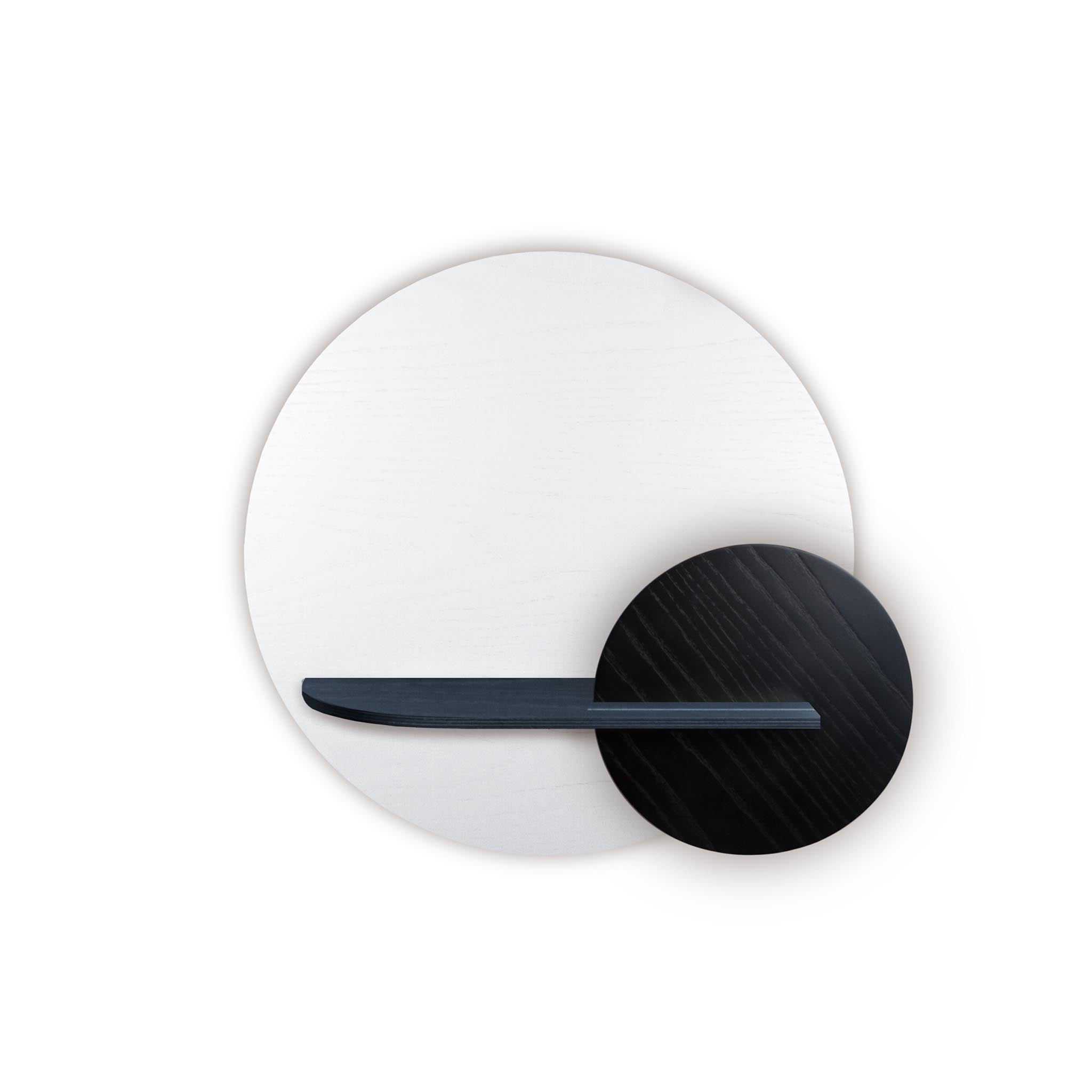 Étagère murale Alba DUO · Cercle blanc