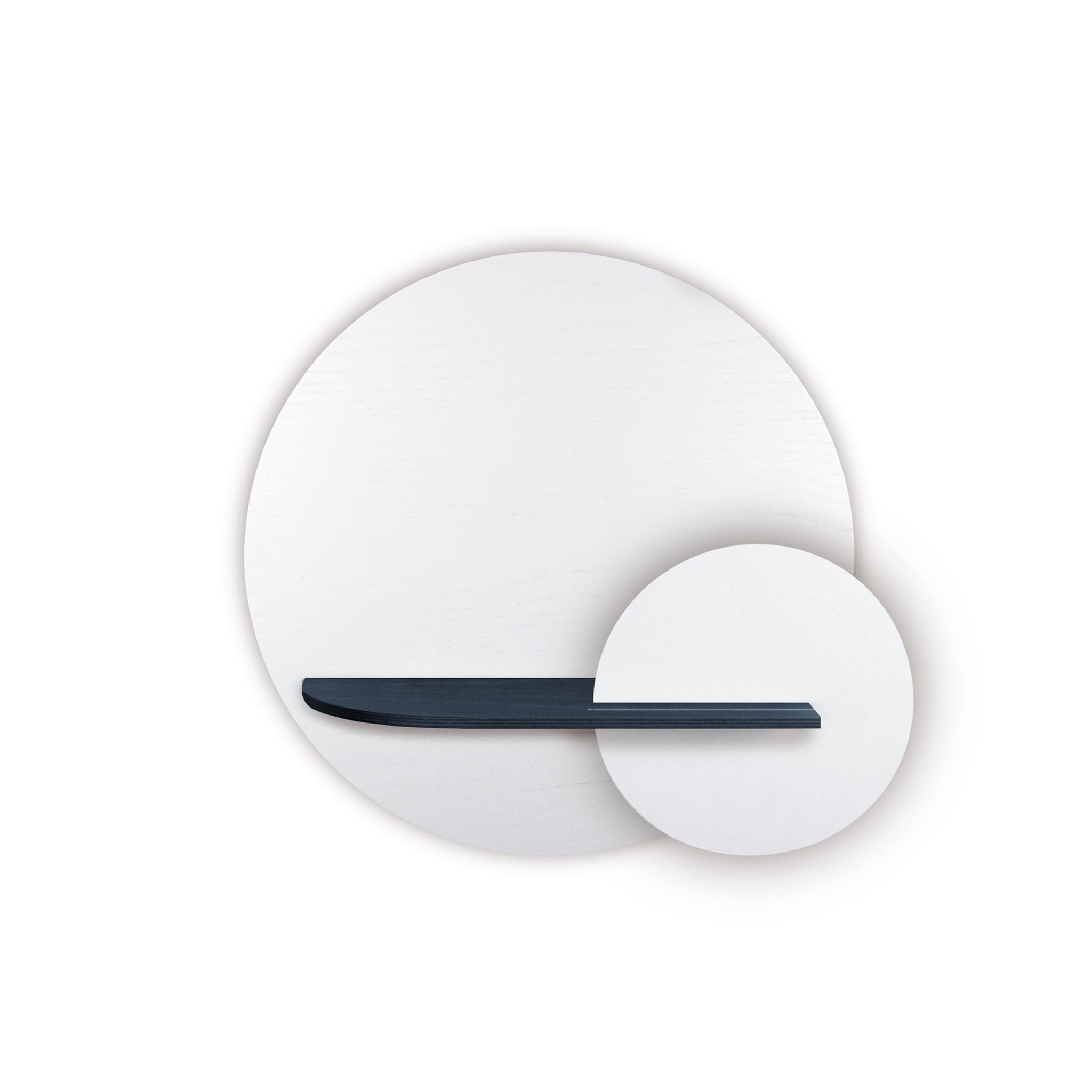 Étagère murale Alba DUO · Cercle blanc