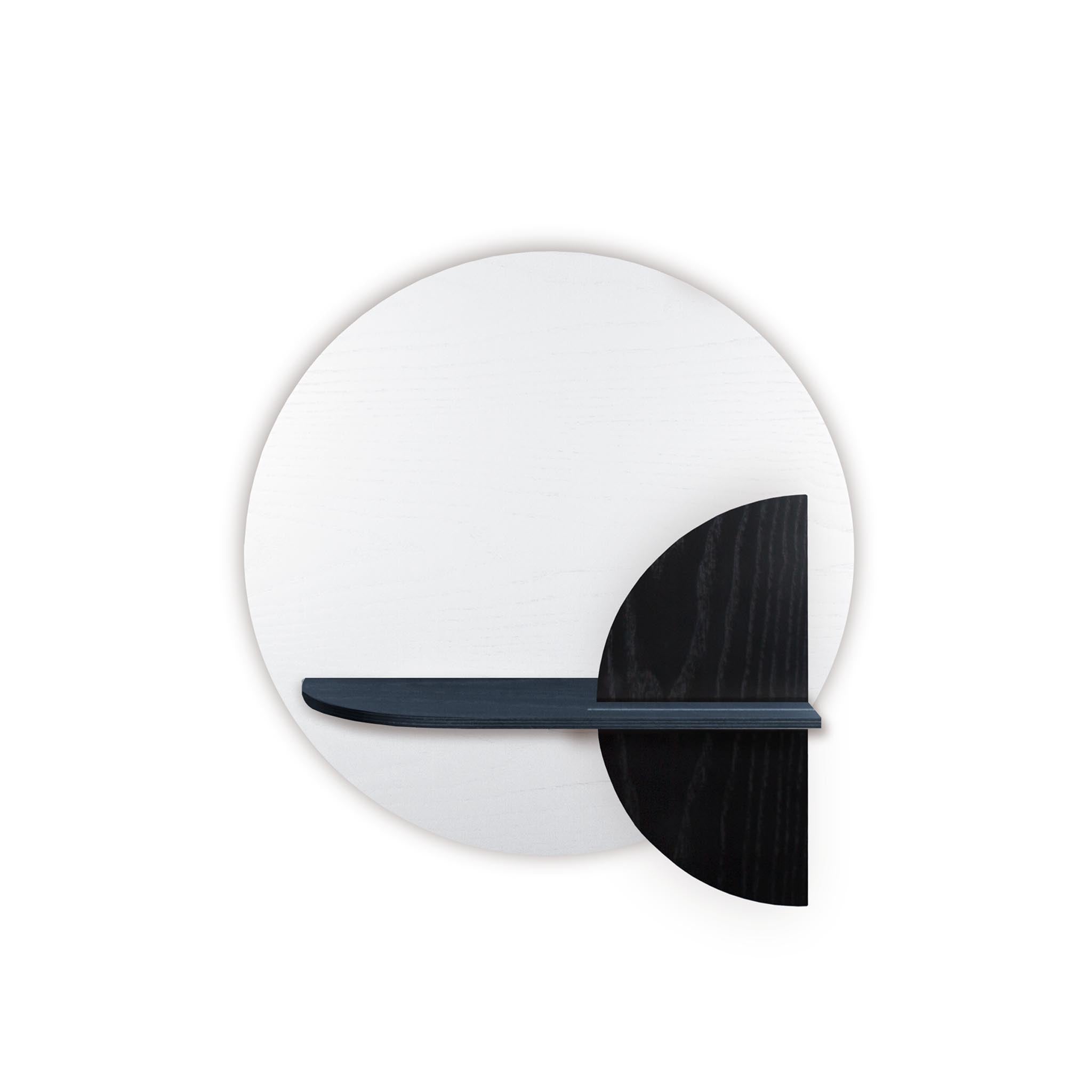 Étagère murale Alba DUO · Cercle blanc