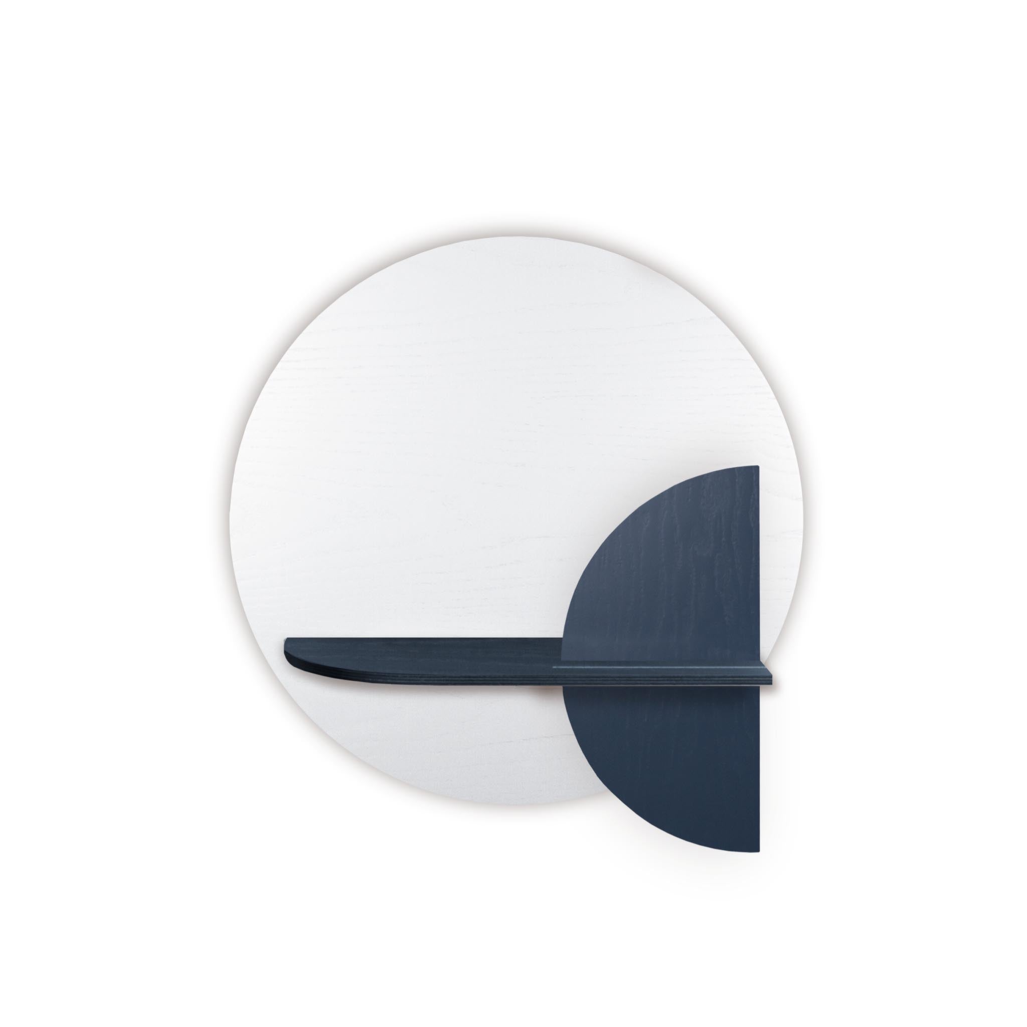 Étagère murale Alba DUO · Cercle blanc