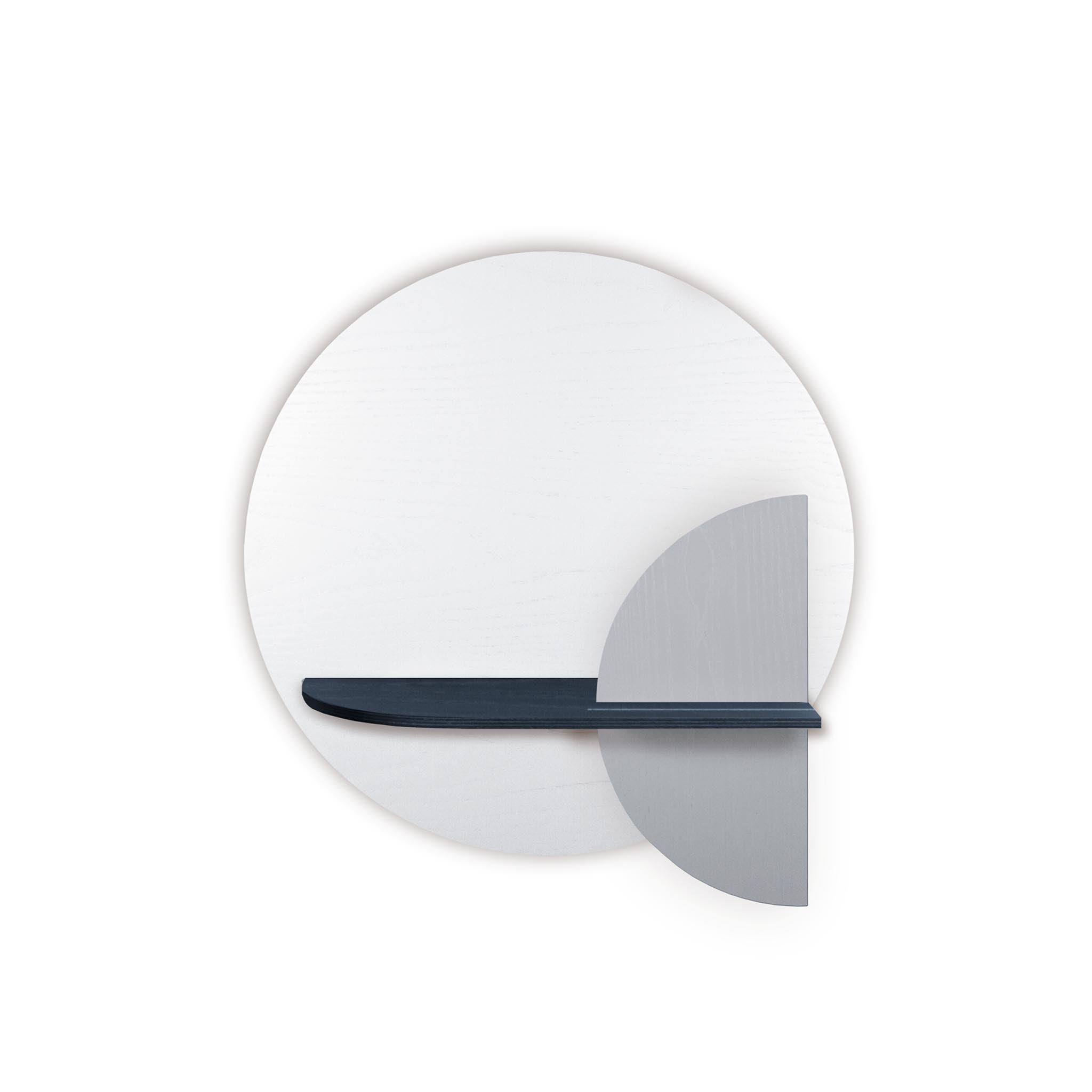 Étagère murale Alba DUO · Cercle blanc