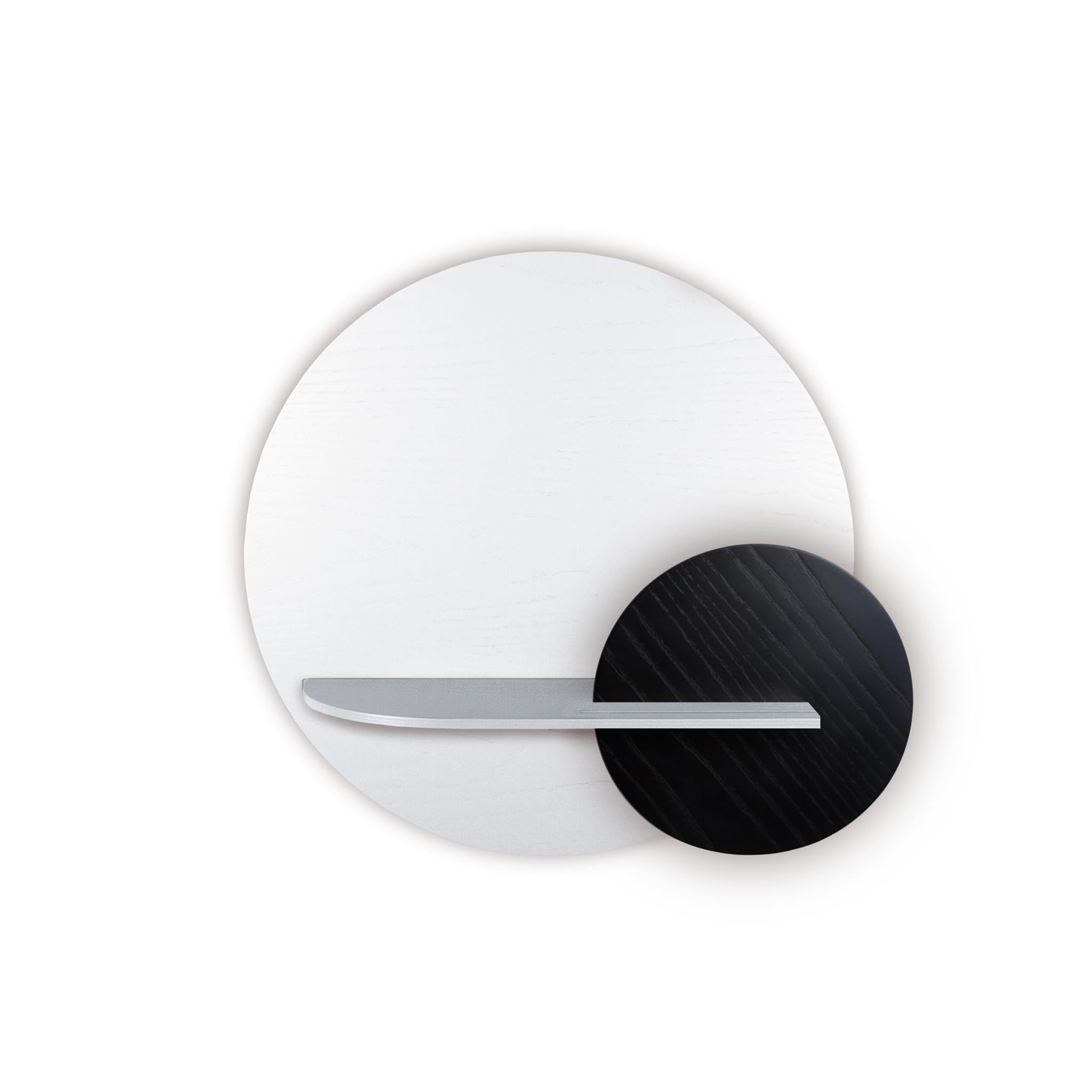 Étagère murale Alba DUO · Cercle blanc
