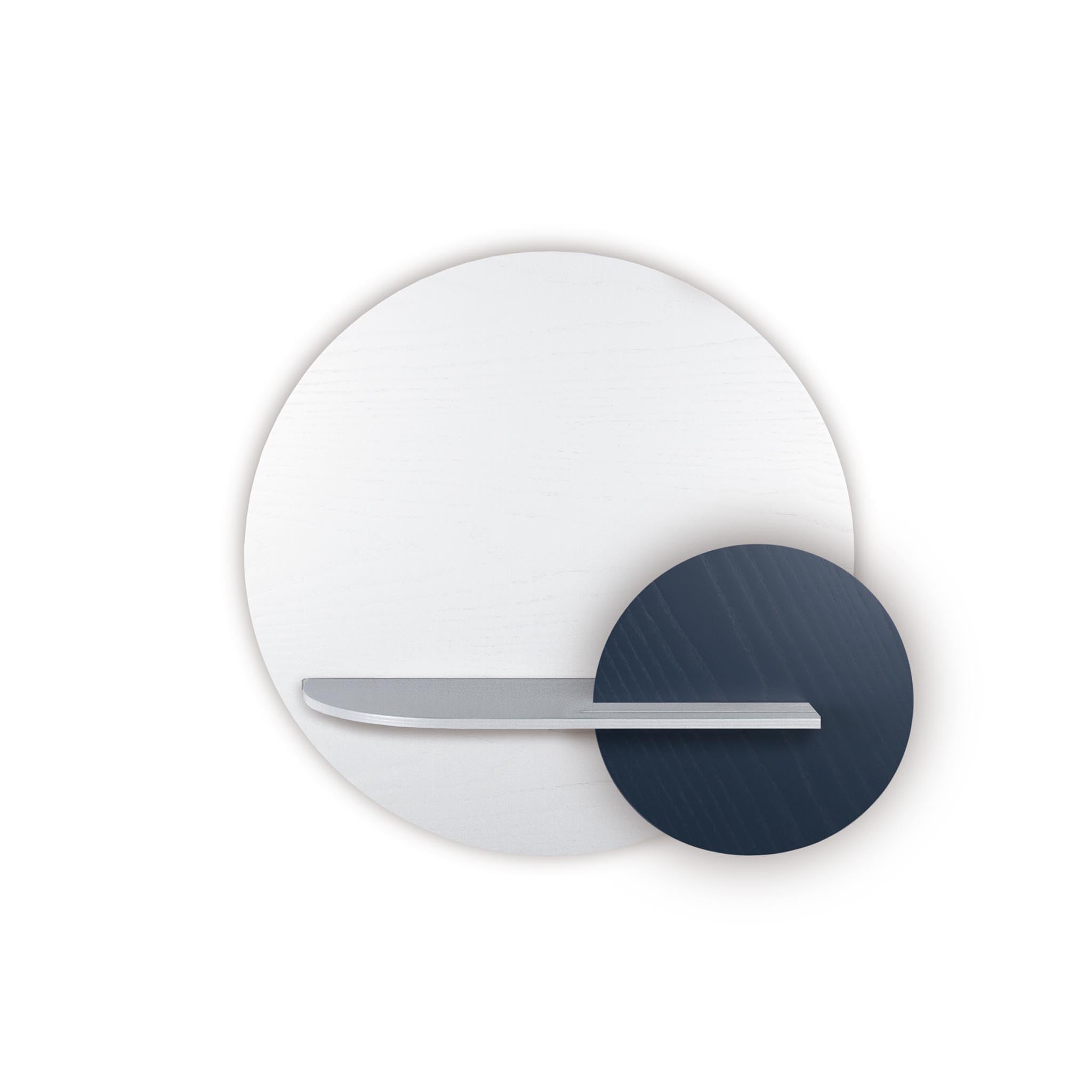 Étagère murale Alba DUO · Cercle blanc