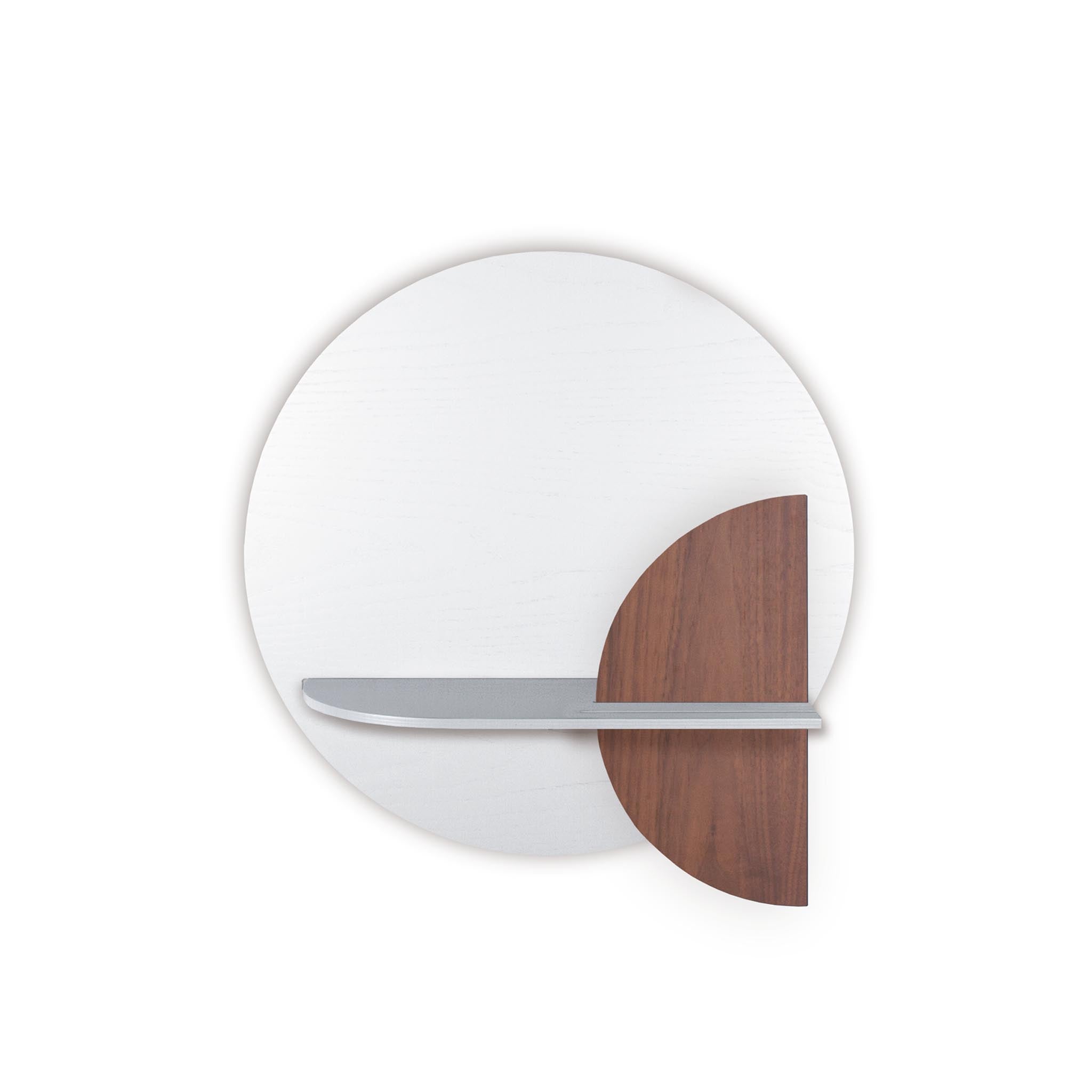 Étagère murale Alba DUO · Cercle blanc