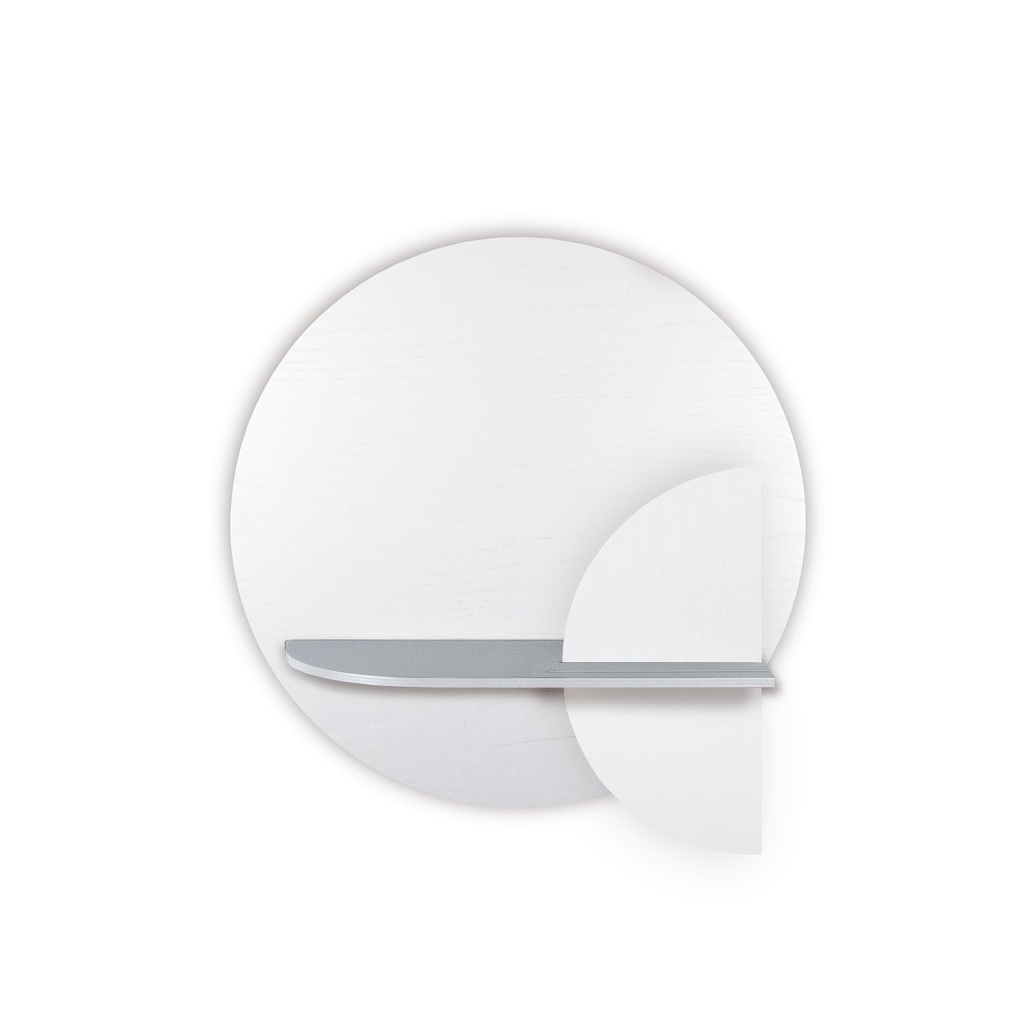 Étagère murale Alba DUO · Cercle blanc