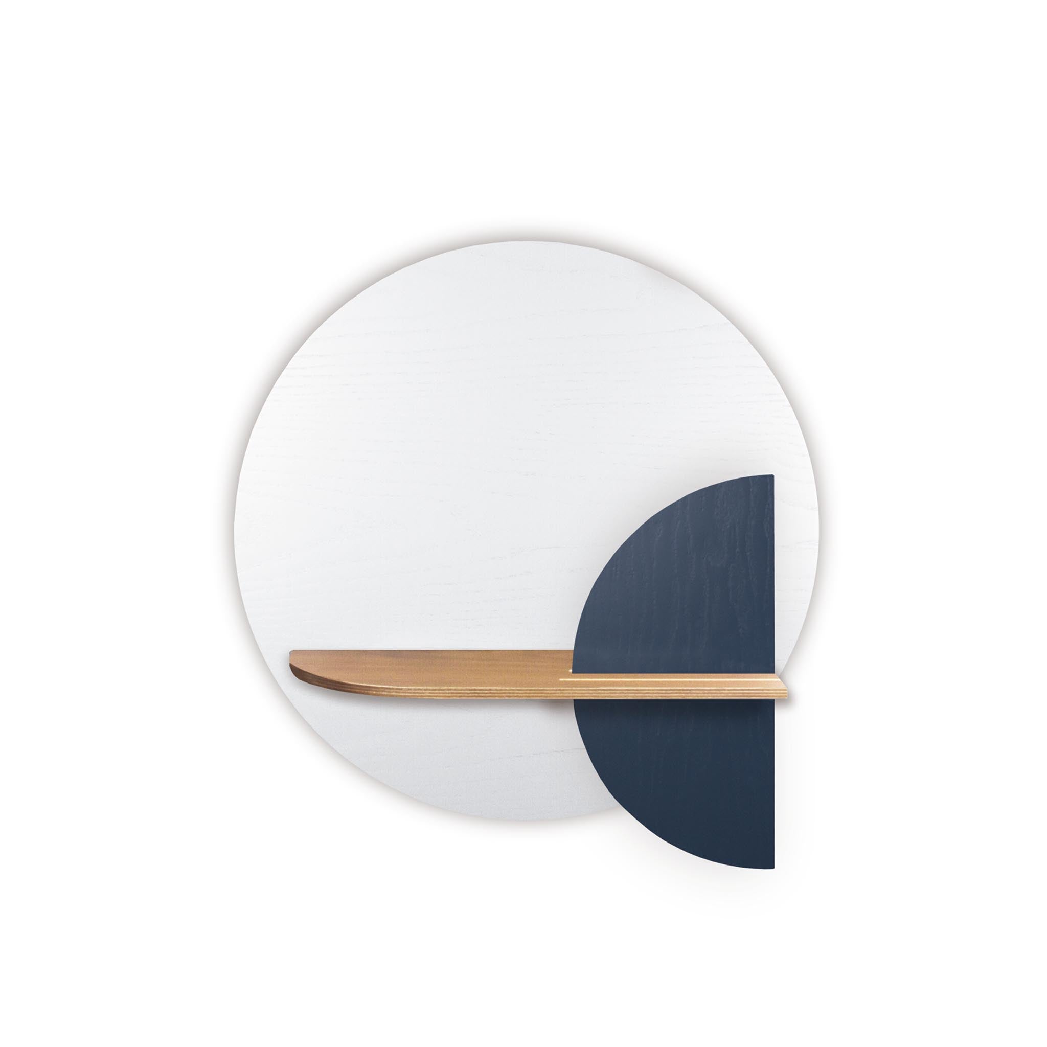 Étagère murale Alba DUO · Cercle blanc