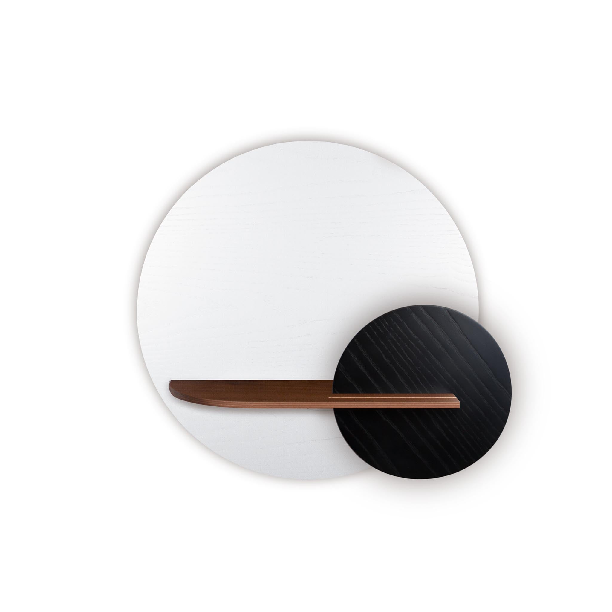 Étagère murale Alba DUO · Cercle blanc