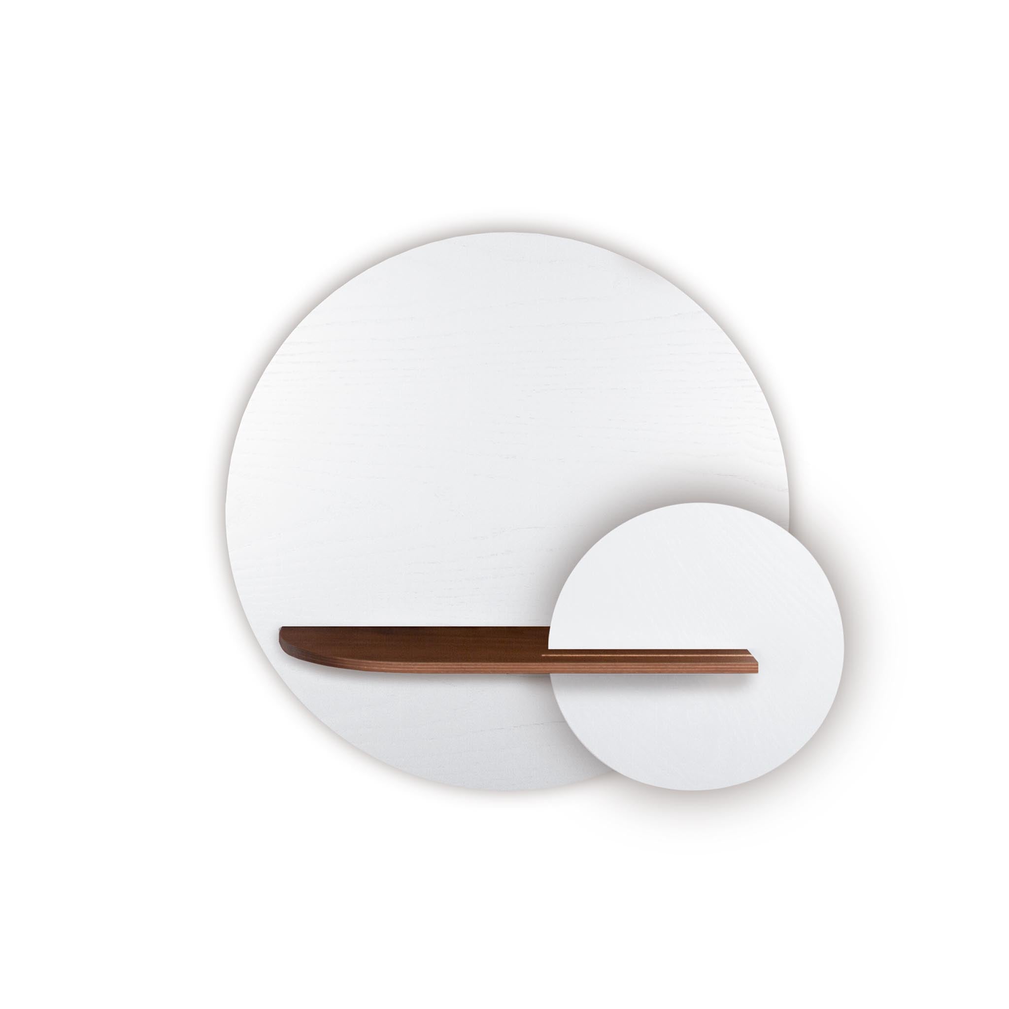 Étagère murale Alba DUO · Cercle blanc