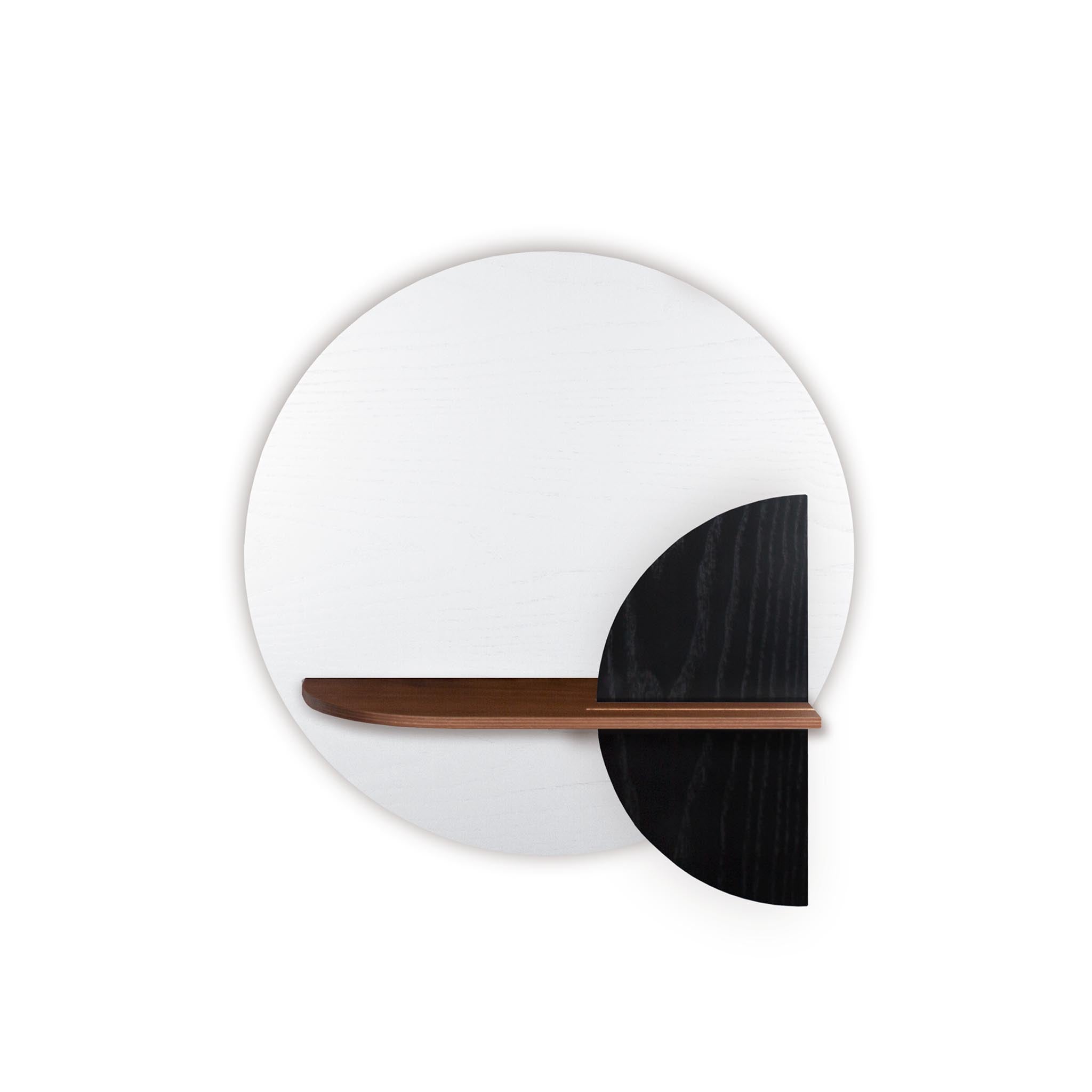 Étagère murale Alba DUO · Cercle blanc