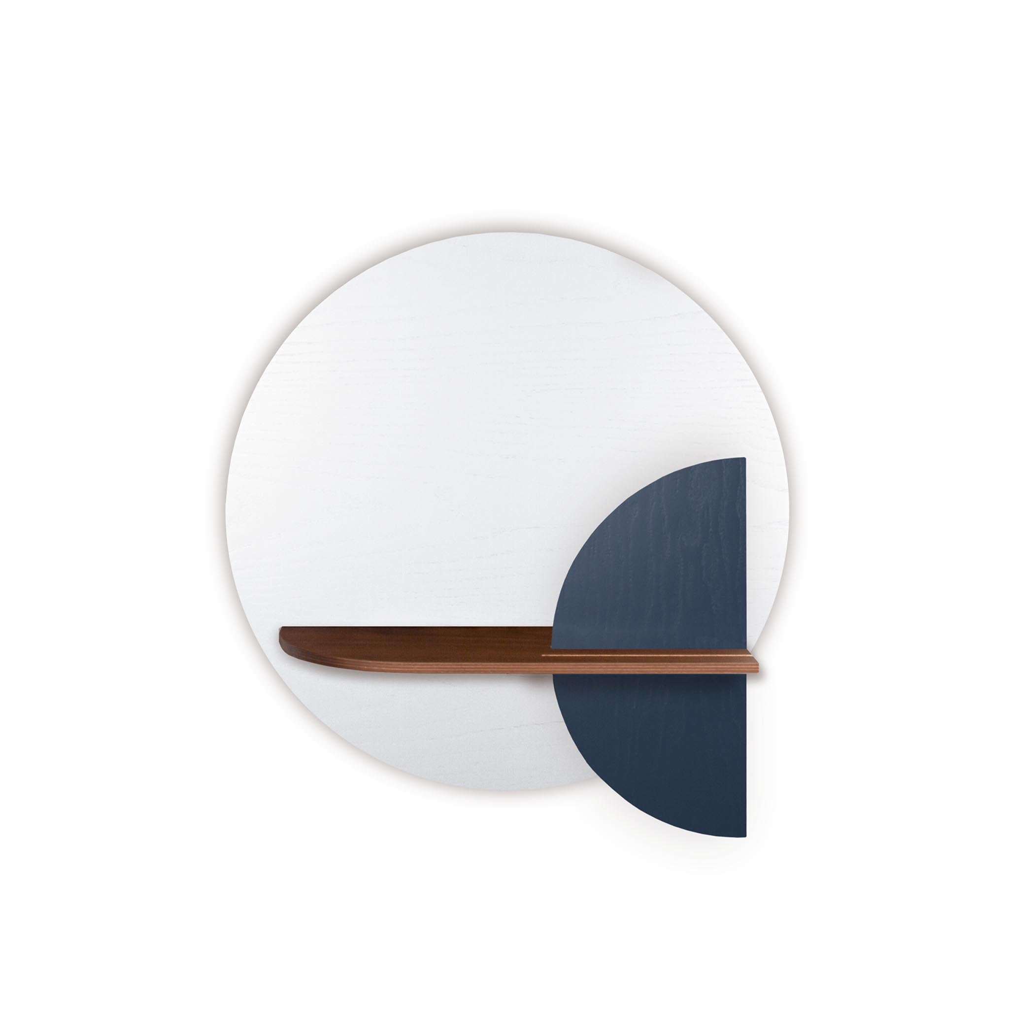 Étagère murale Alba DUO · Cercle blanc