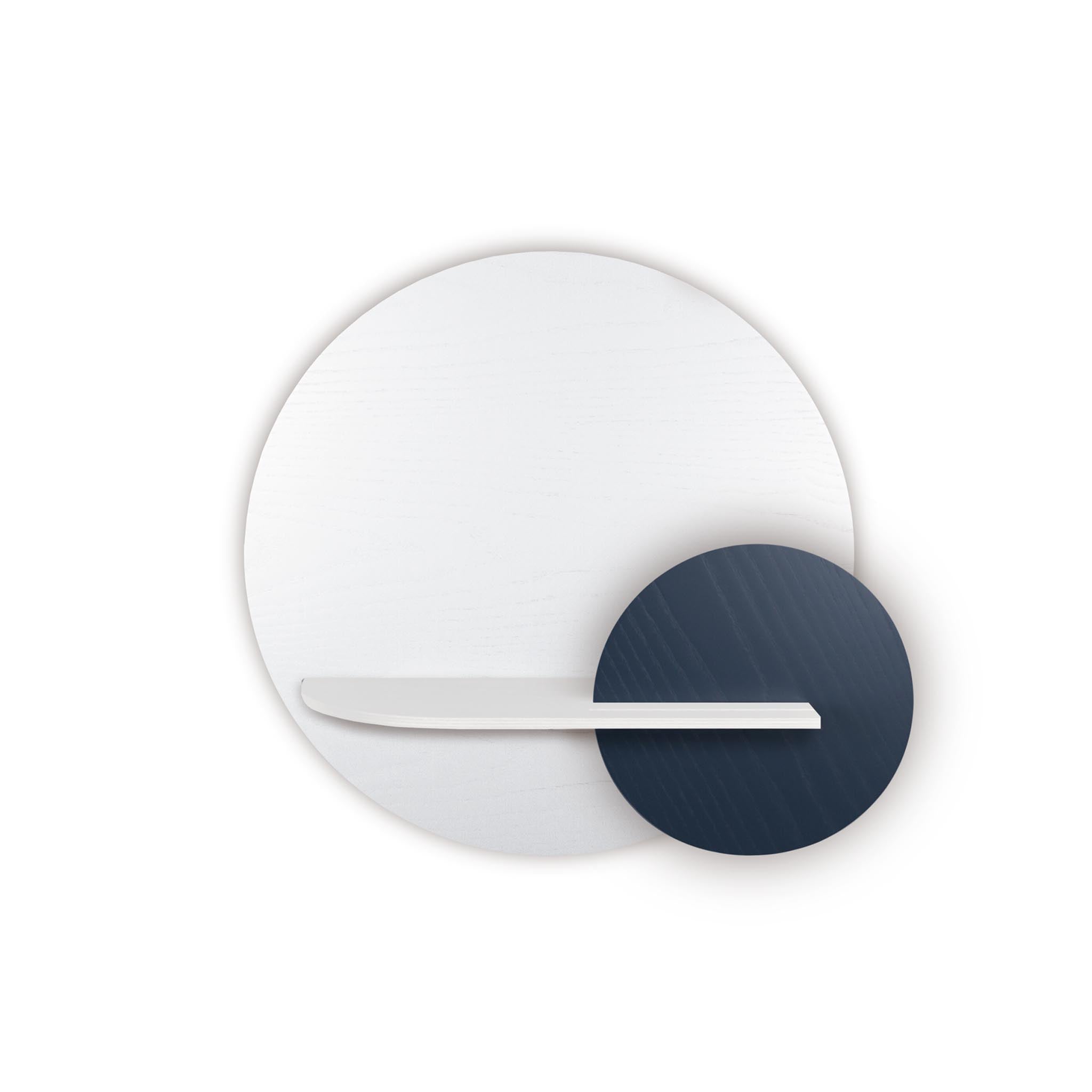 Étagère murale Alba DUO · Cercle blanc